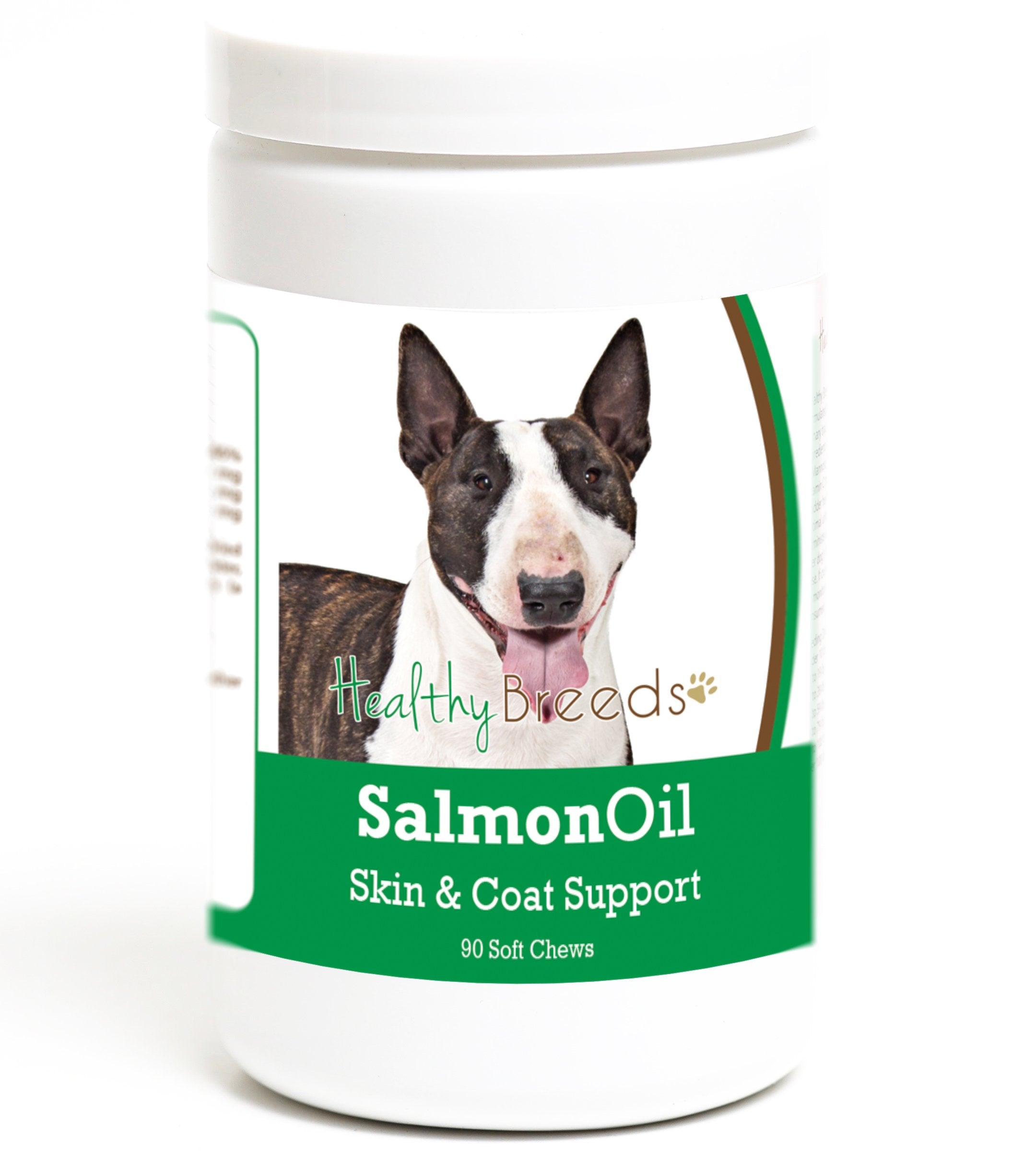 Healthy Breeds Miniature Bull Terrier Salmon Oil Soft Chews 90 Count