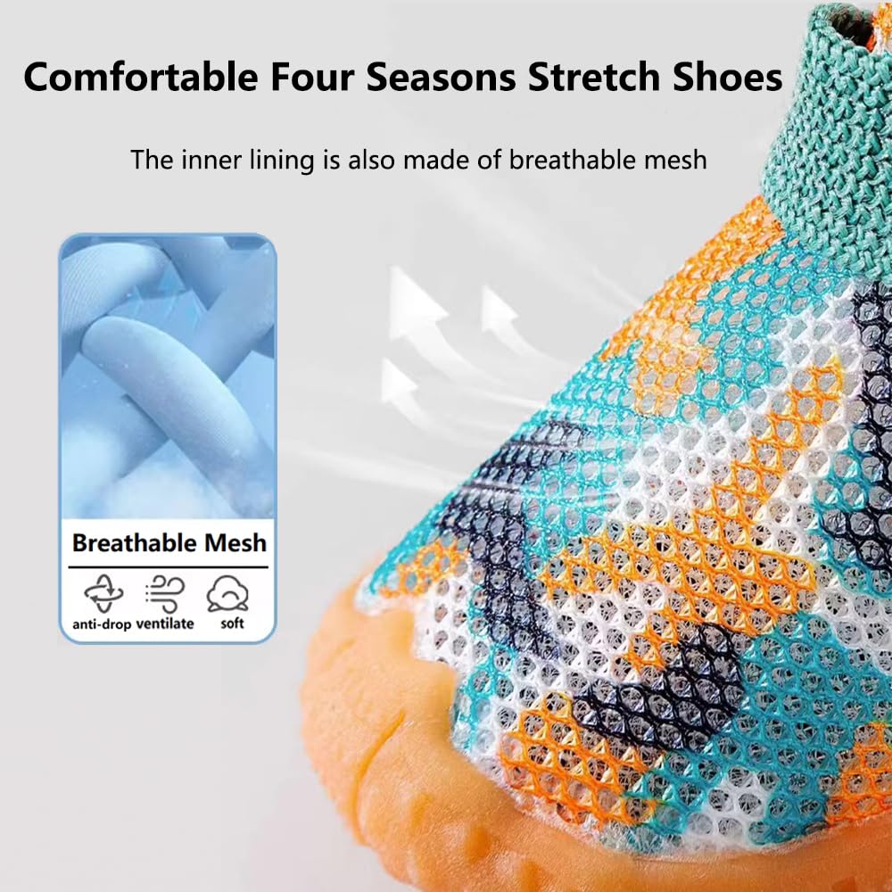 Yagizaai Dog Shoes For Small Dogs, Anti-Drop Dog Boots For Hot Pavement, Winter, Breathable Paw Protectors For Walking, Running, Hiking, Ox Tendon Sole Puppy Sneakers(Size 5, Green)