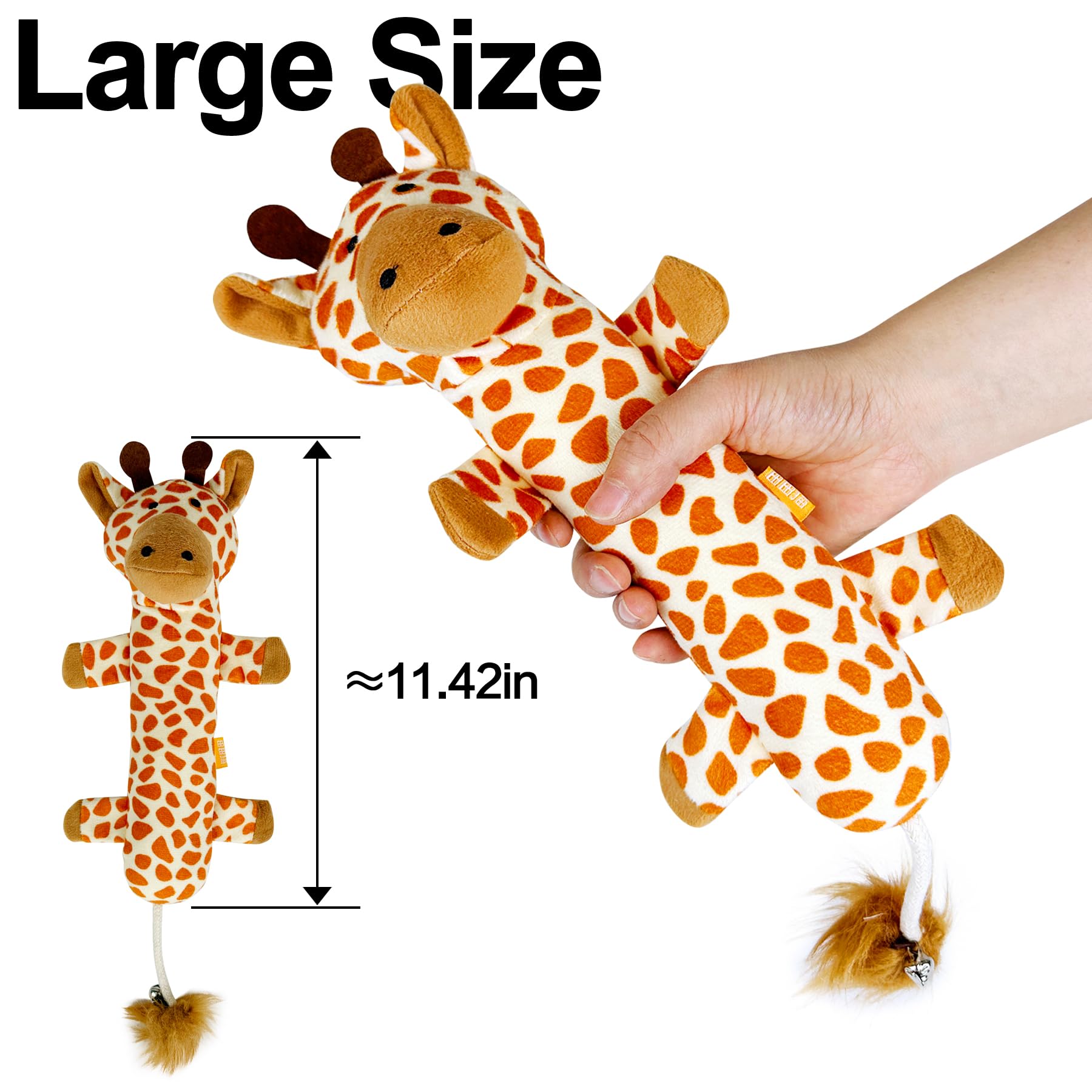 TTcat Catnip Silvervine Matatabi Pillow for Cats & Kittens,Cat Kicker Toy,Crinkle Sound Toy,Large Size Cat Pillow Soothing Plush