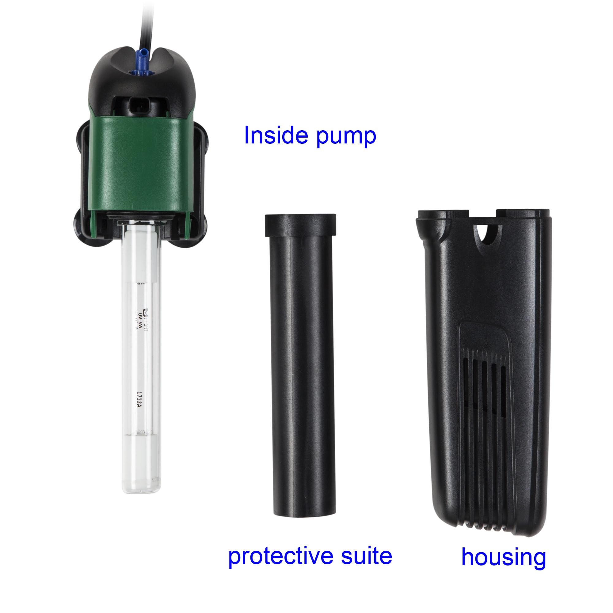 Coodia Internal Green Water Killer Aquarium Filter Tank U-V Pump
