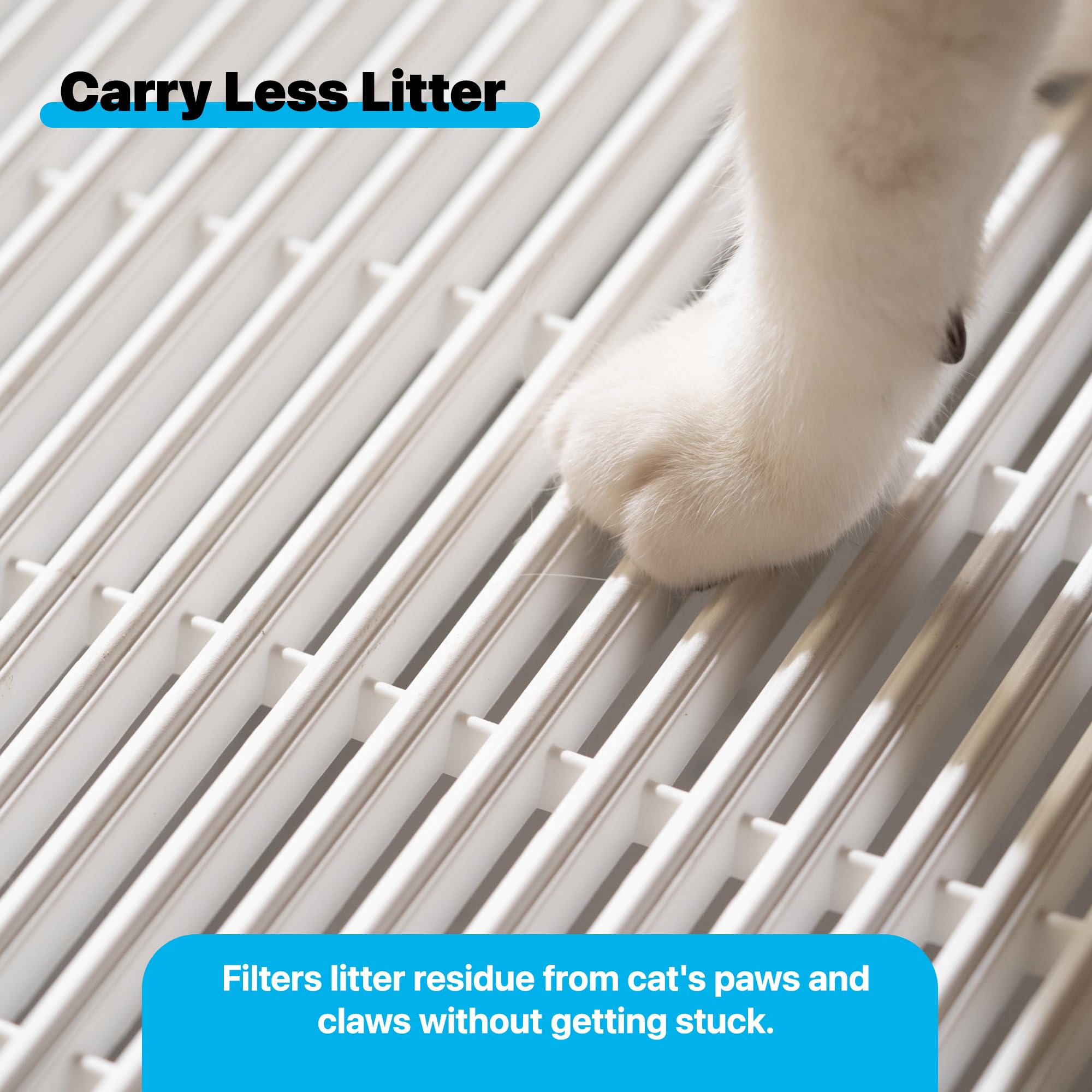 Neakasa Cat Pedal Step Stool With Filter Function, Easy Clean Cat Litter Ramp, Litter Trapper For M1 Open-Top Self Cleaning Cat