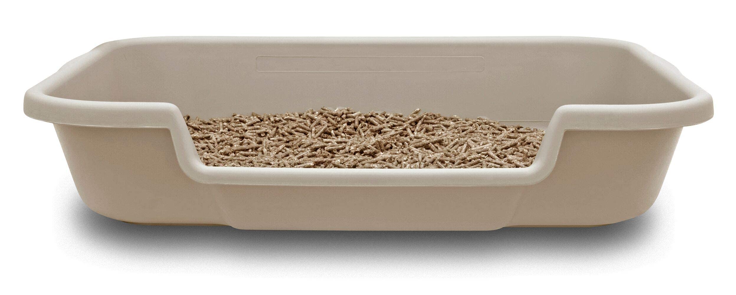 Kittygohere Senior Cat Litter Box 2 Pack, Large Beach Sand Low Entrance Kitty Litter Box, Sized For Cats Comfort, Perfect For Senior And Arthritic Cats, Made In Usa