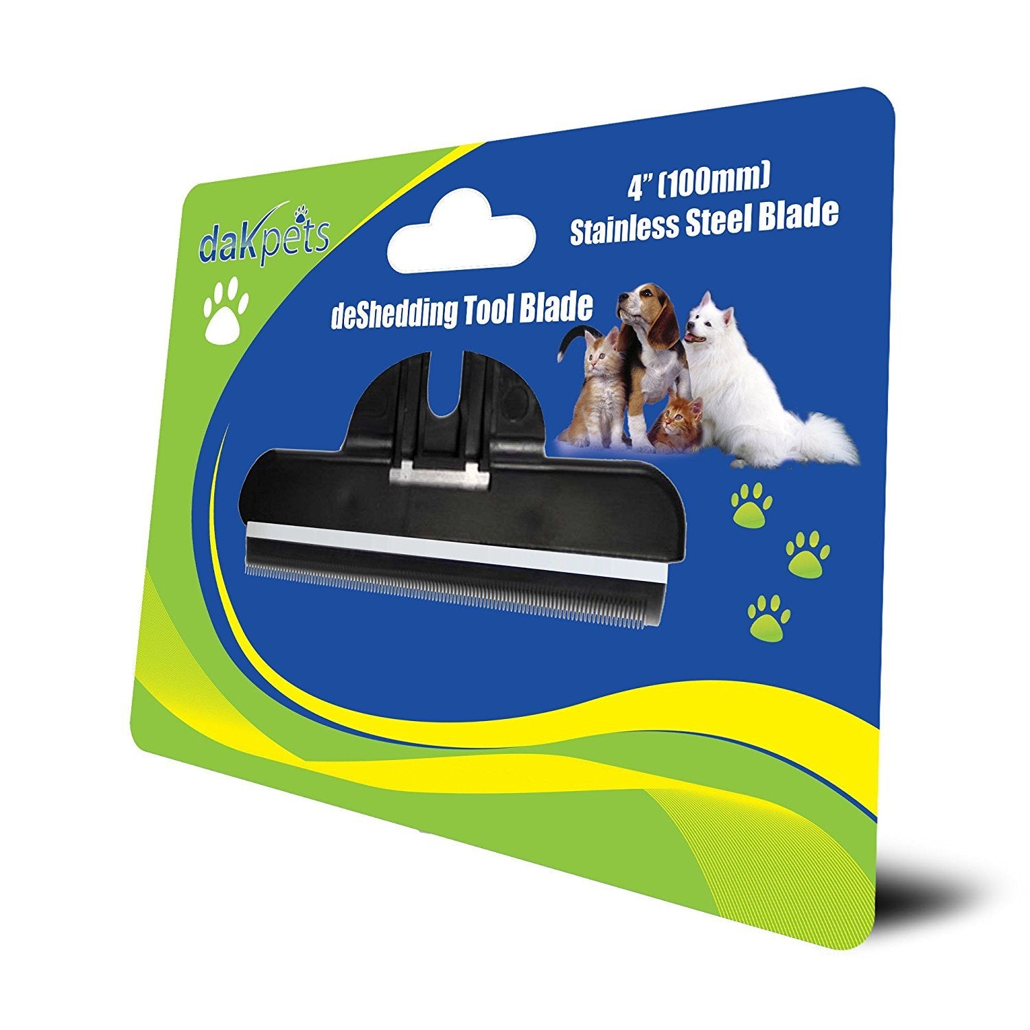 Dakpets Deshedding Brush For Dogs & Cats - Pet Grooming Tool Replacement Cartridge - Replaceable Comb