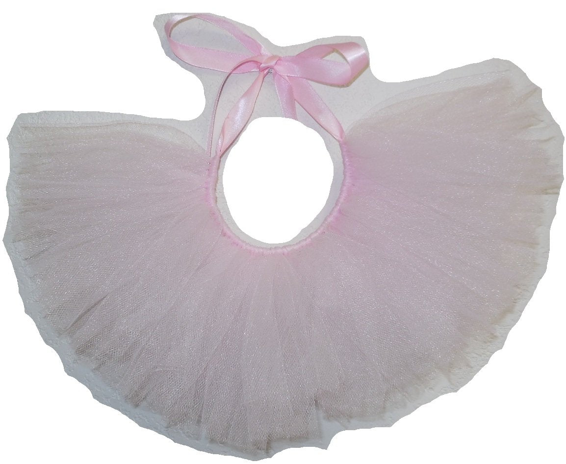 Pawpatu Handcrafted In Usa Baby Pink Tulle Tutu For Medium Dogs