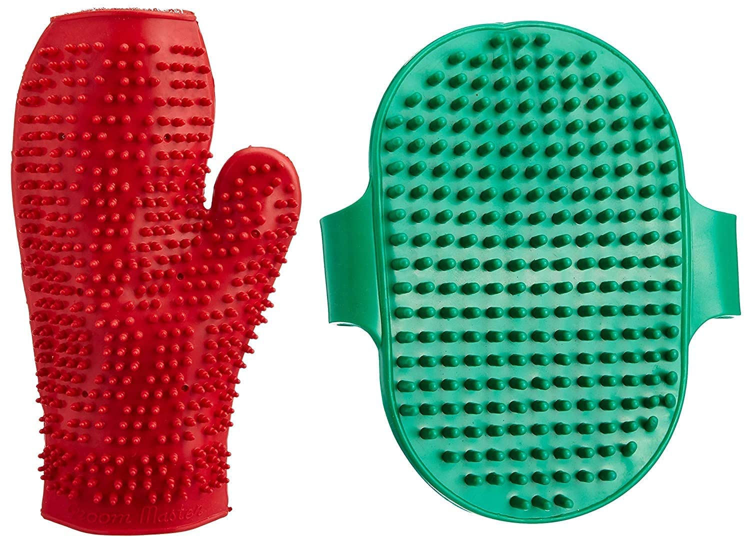 Dog Trust Dog Bath Glove & Grooming Hand Glove Brush Pet Shampoo Comb Clean Hair & Massage Skin Rubber Glove For Dogs Or Cats, P