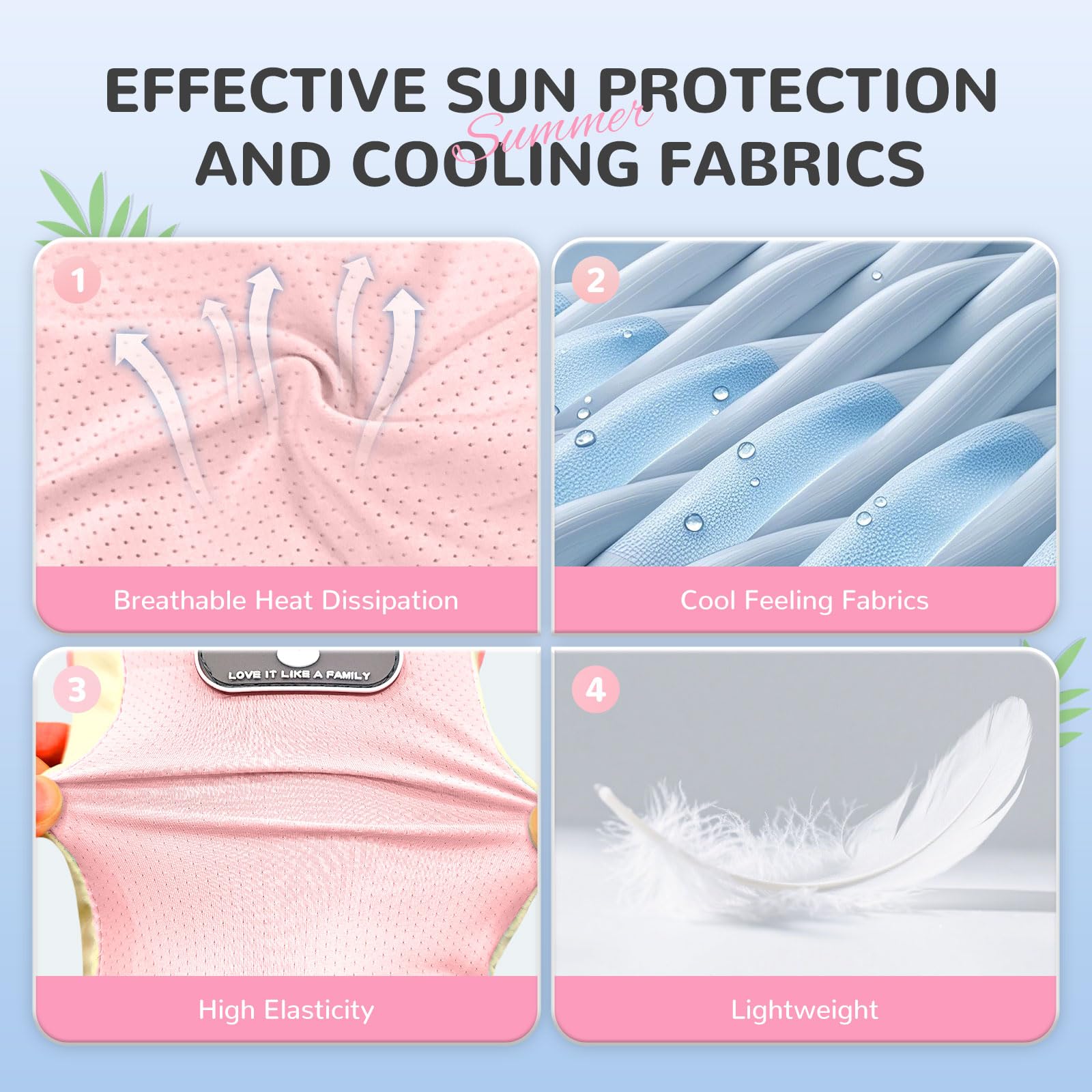 Axiijgl Dog Cooling Vest With D-Ring Dog Tshirt Sun Protection Small Puppy Clothes For Girls Boys Stretchy Shirts For Dogs Light