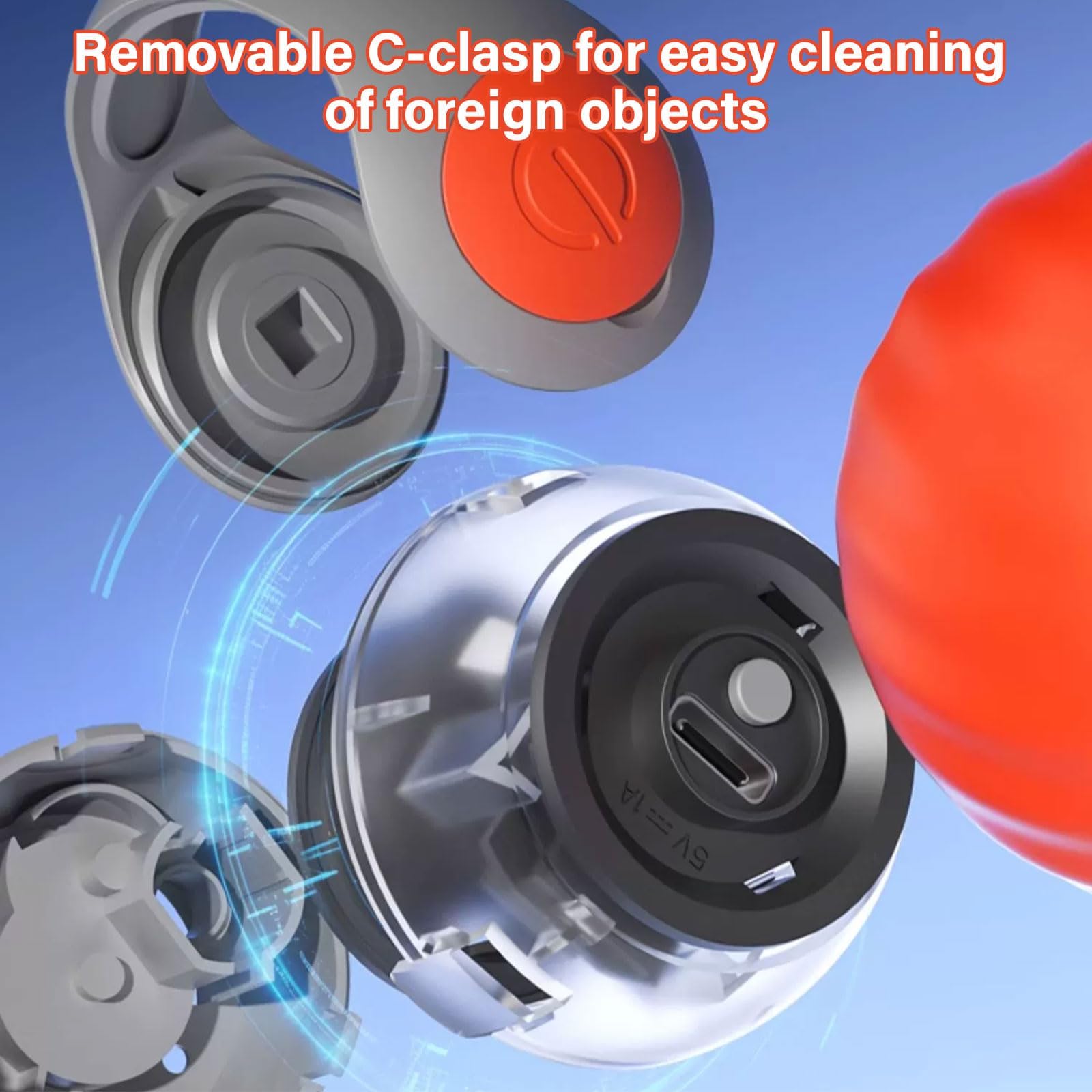 Lupapa Interactive Cat Ball Toy With Feather, Smart Ball For Indoor Cats, Motion Activated Automatic Cat Toys, Usb Rechargeable