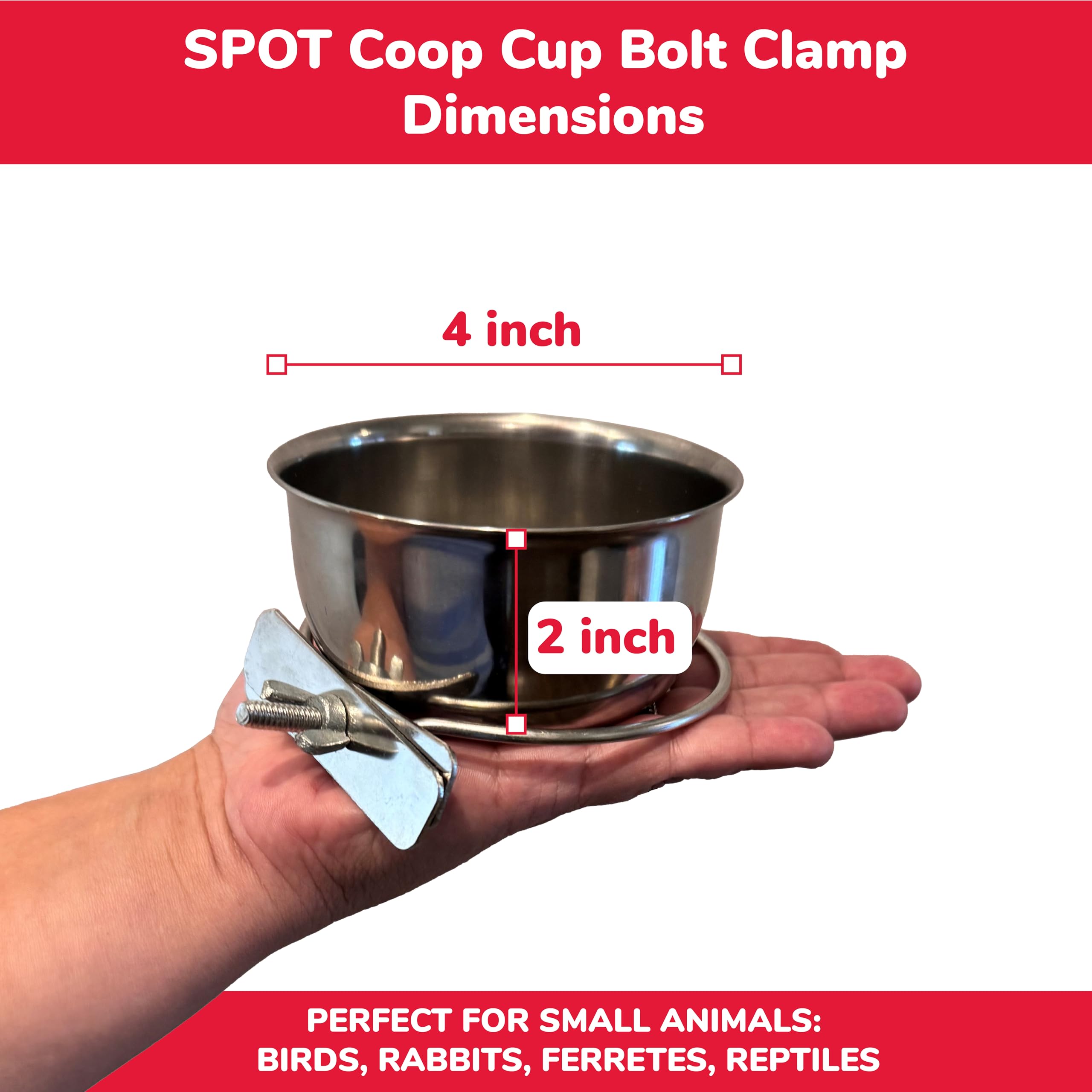 SP 10OZ SS COOP CUP w/BOLT