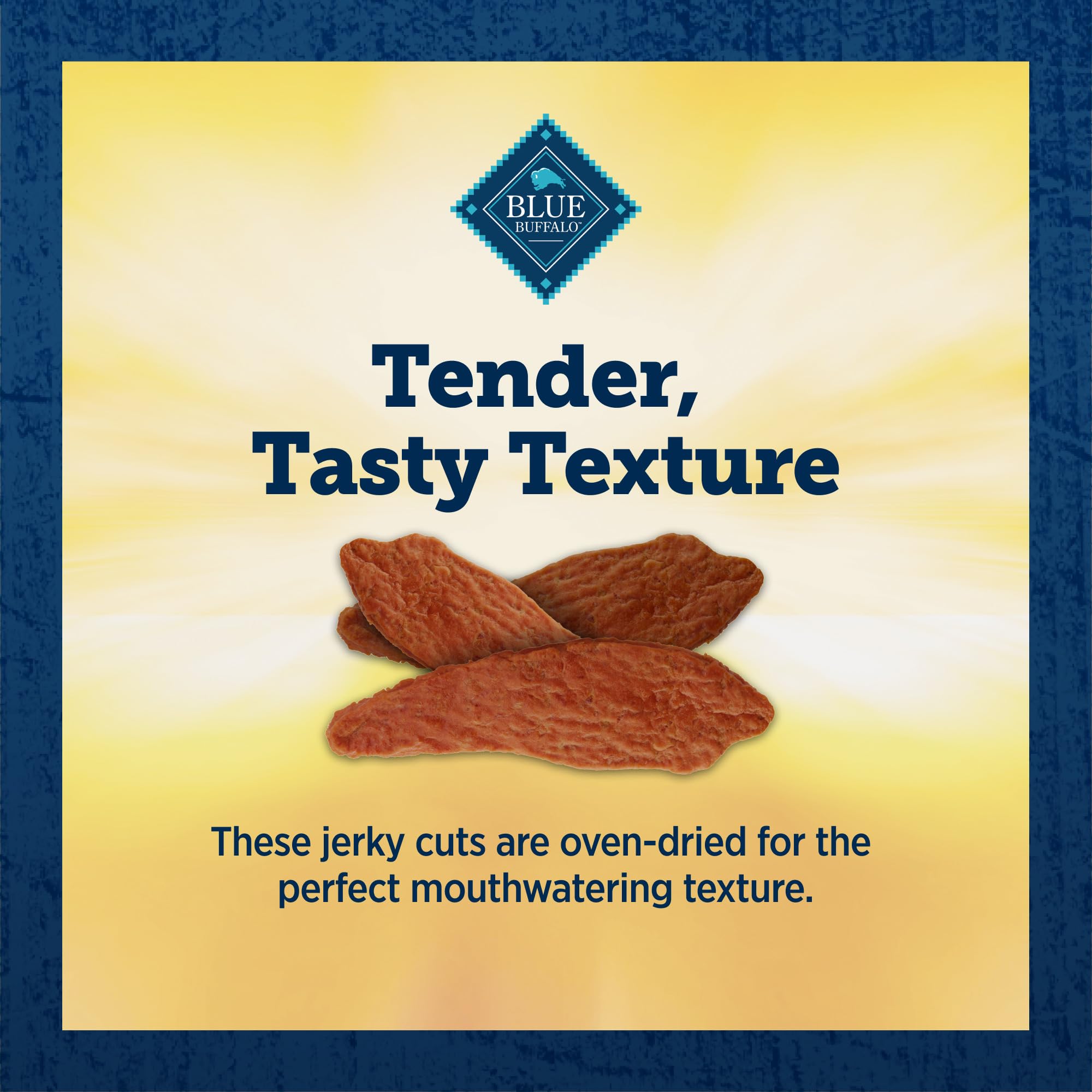 Blue Buffalo True Chews Premium Jerky Cuts Dog Treats with Natural Ingredients Chicken
