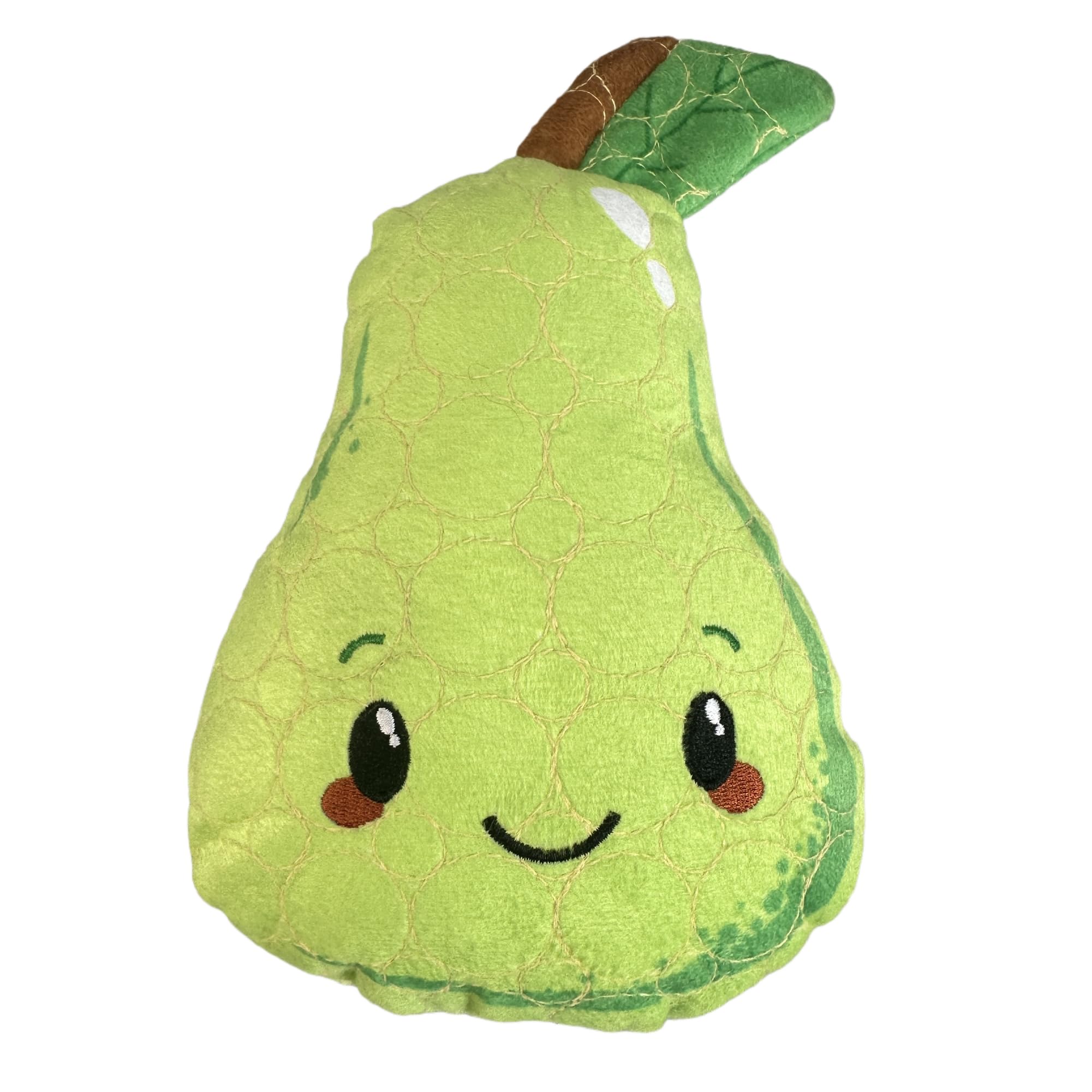 Bite Force -Durable & Strong Dog Toy Mr. Pear with Squeaker, Kevlar-Reinforced for Aggressive Chewers for Small Medium Large Dog
