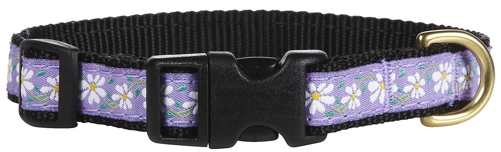 Up Country Daisy Dog Collar, Small (9 To 15 Inches) 5/8 Inch Narrow Width