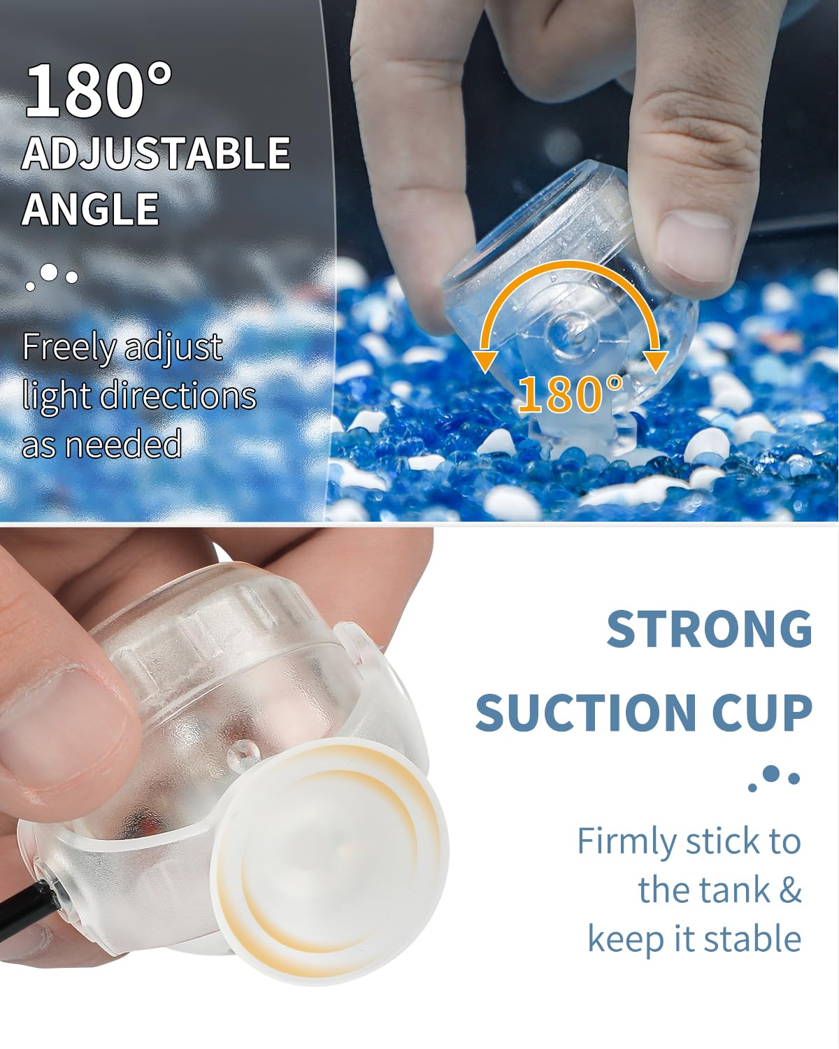 Uniclife Aquarium Volcano Ornament Kit With Air Stone Bubbler Fish Tank Decorations