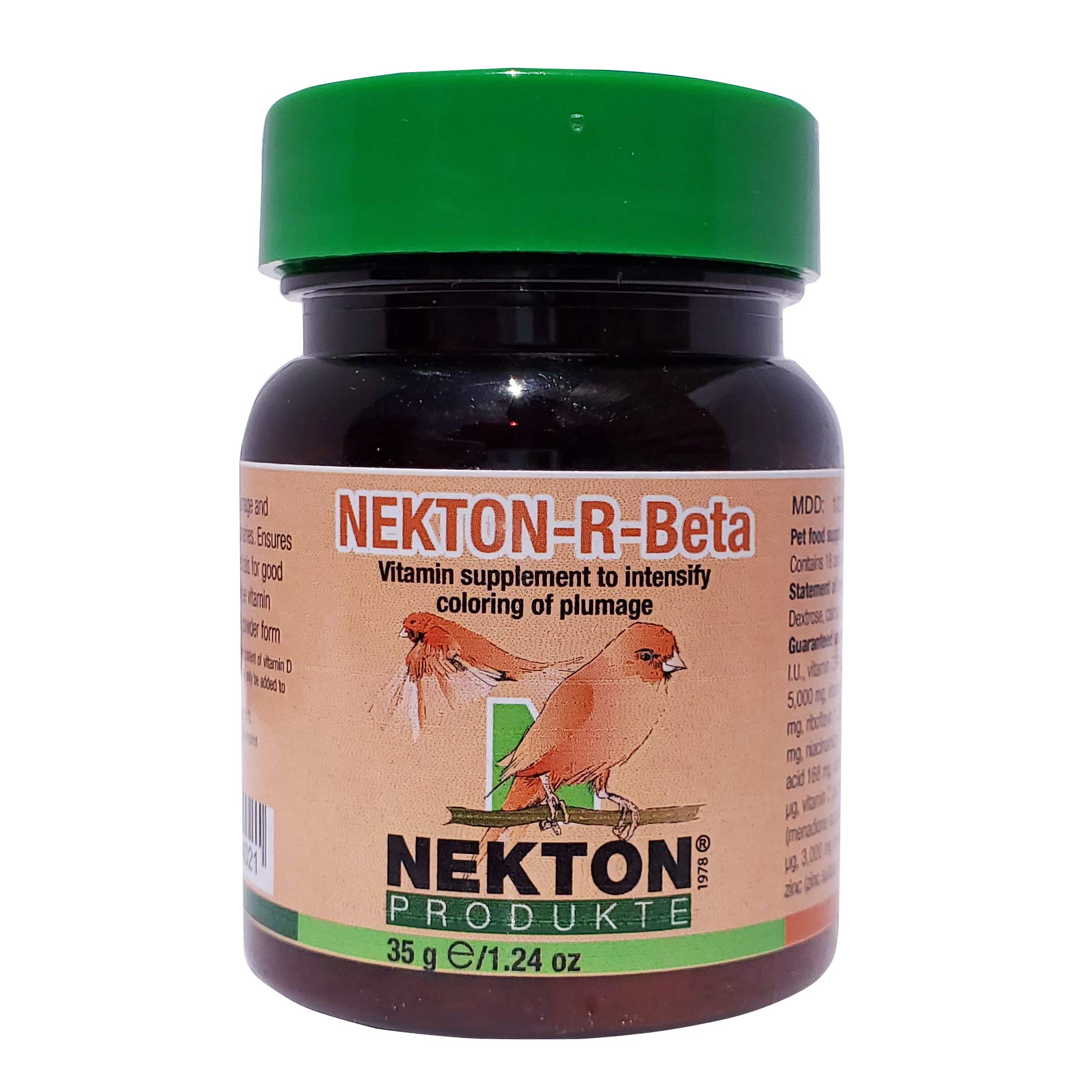 Nekton R-Beta Enhances Pink Color in Birds, 35g / 1.23oz