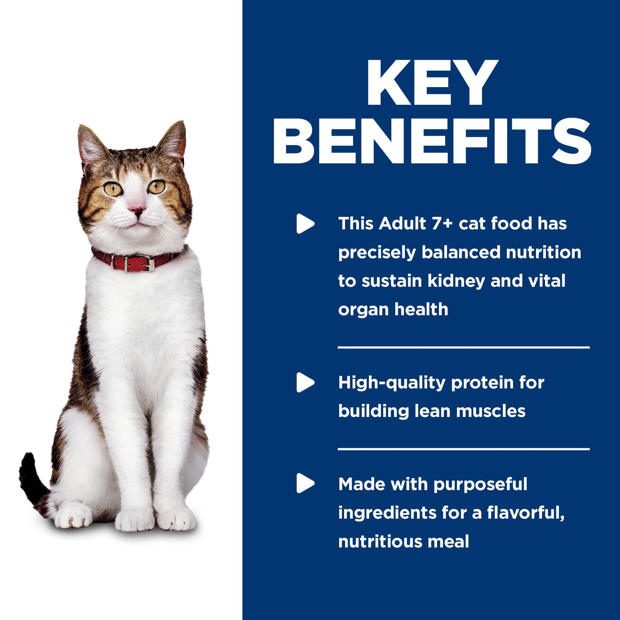Hills Science Diet Adult 7+, Senior Adult 7+ Premium Nutrition, Wet Cat Food, Chicken Minced, 5.5 oz Can, Case of 24