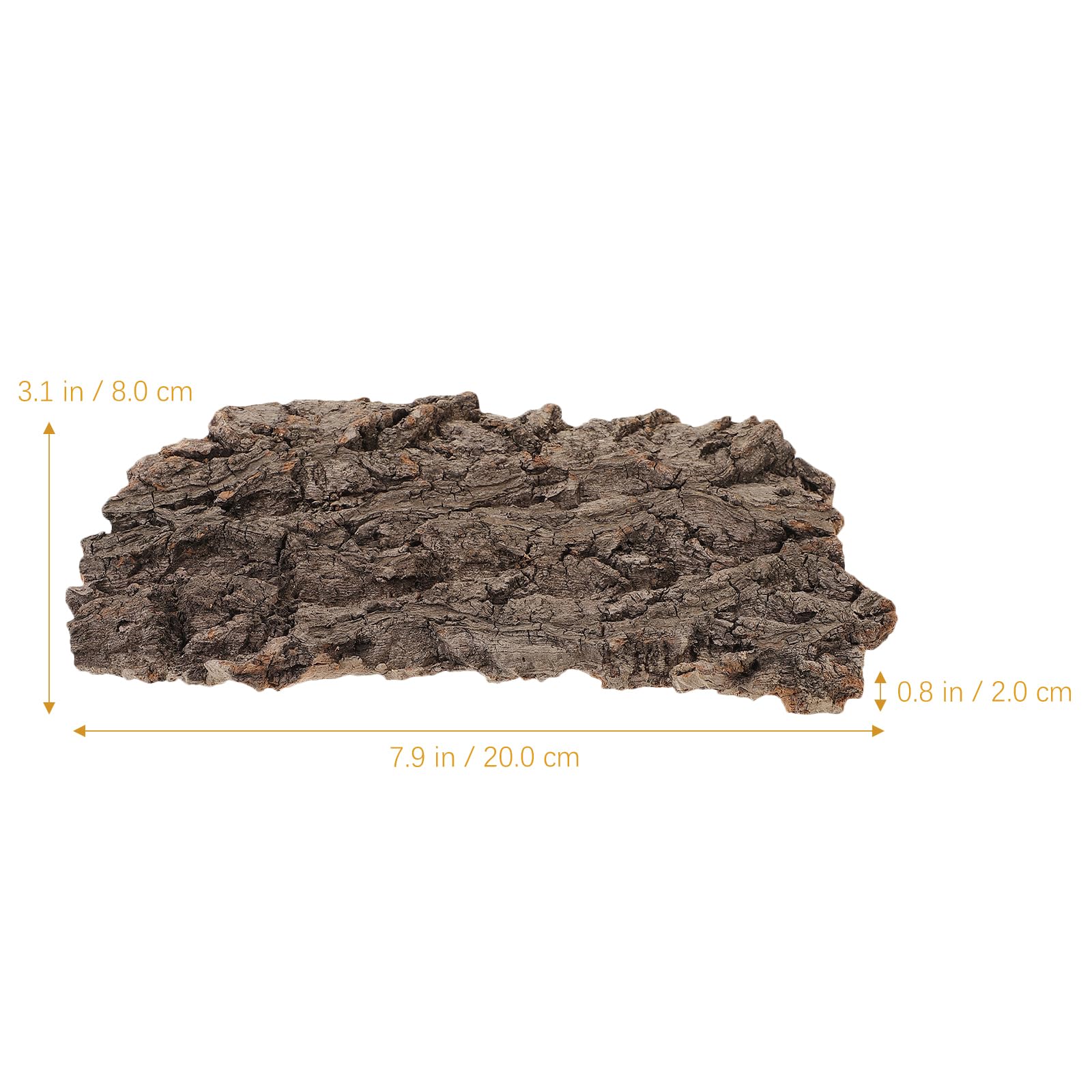 Mipcase Reptile Bark Reptile Hideout Decor Reptile Cork Bark Reptile Climbing Mat for Terrarium Decor Cork Bark for Reptiles Liz