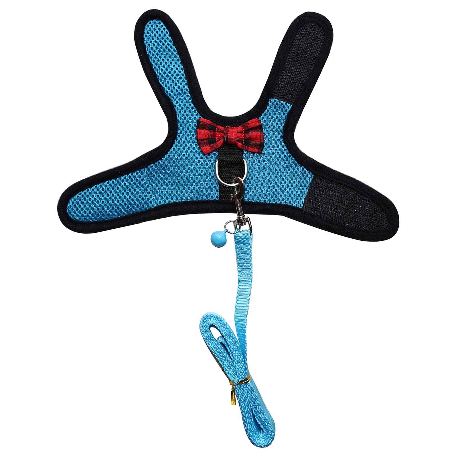 Rypet Guinea Pig Harness And Leash - Soft Mesh Small Animal Harness With Safe Bell, No Pull Comfort Padded Vest For Guinea Pigs, Ferret, Chinchilla And Similar Small Animals