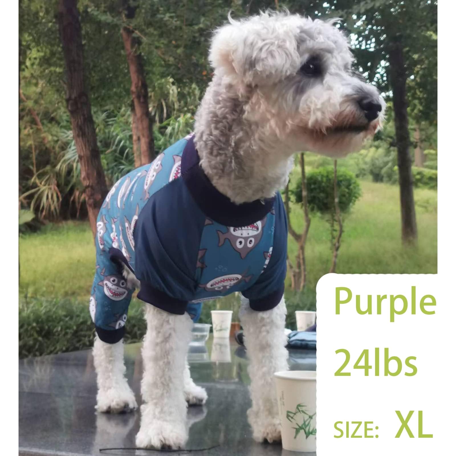 Xpudac Dog Pajamas Clothes For Small Dogs Boy Girl, Dog Pjs Puppy Onesies Outfits Pet Clothes For Dog Cat Christmas Pajamas, 4 Styles(Animal, X-Large)