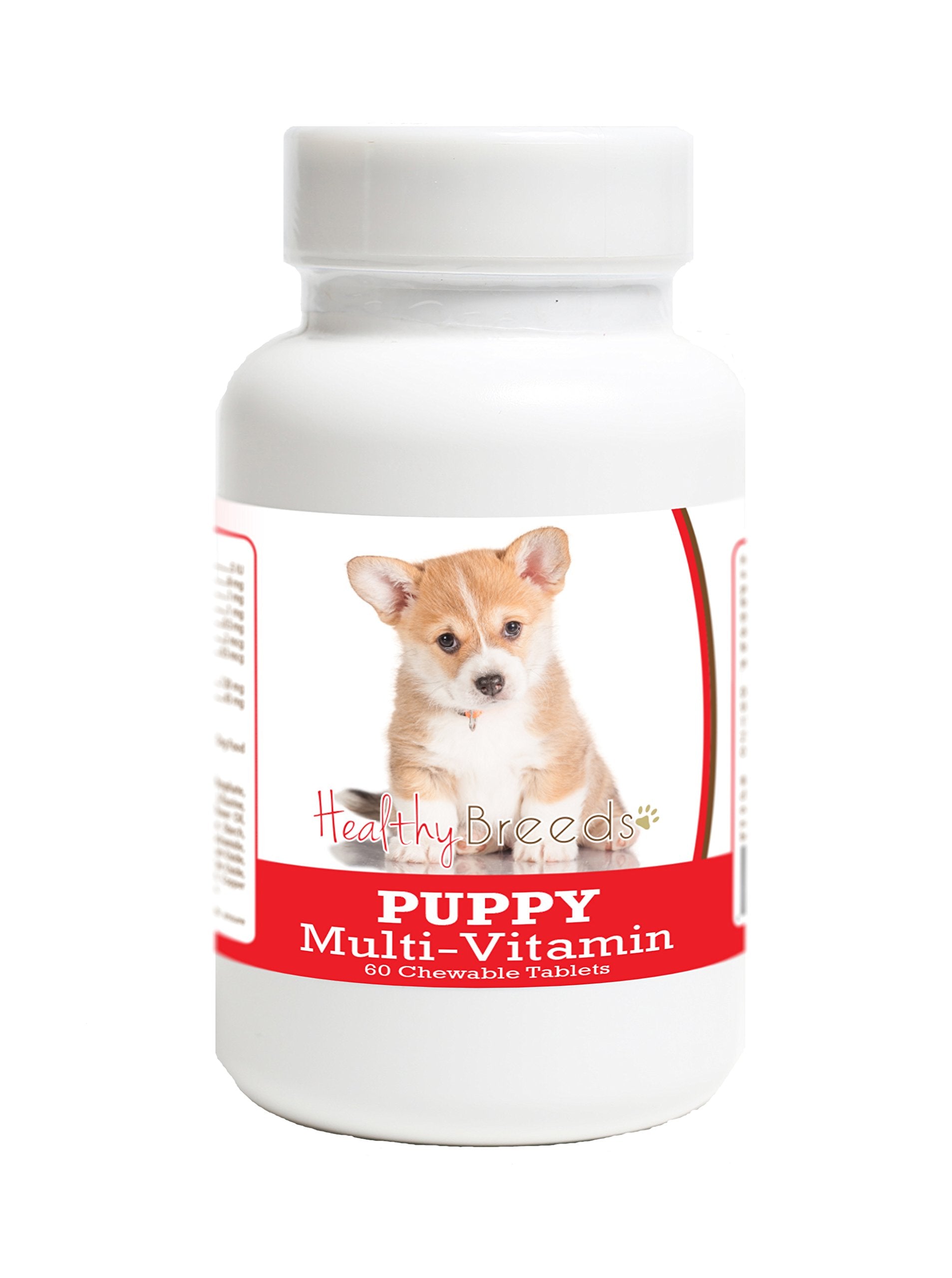 Healthy Breeds Cardigan Welsh Corgi Puppy Dog Multivitamin Tablet 60 Count