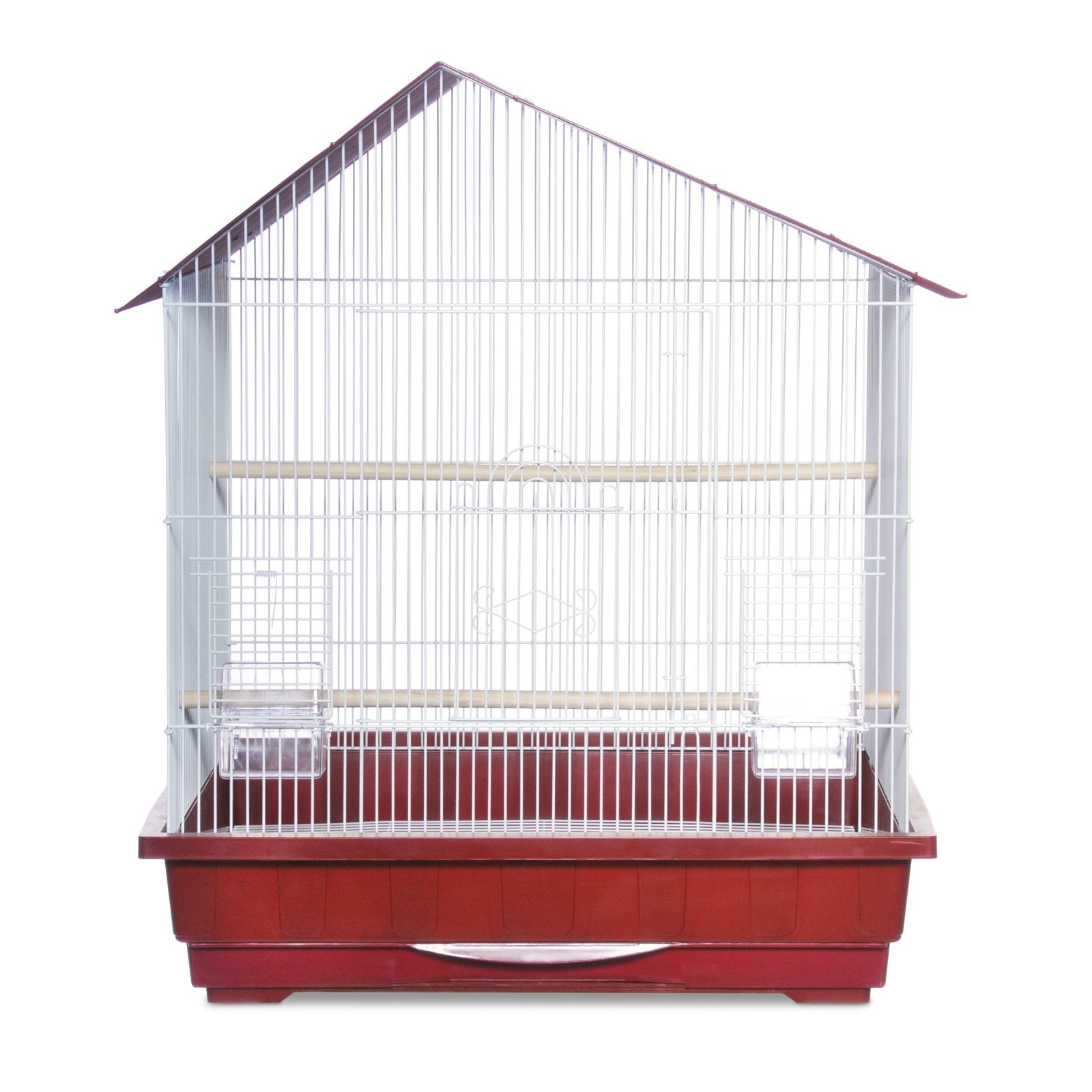 Prevue Pet Products Square Top Parakeet Cage, White