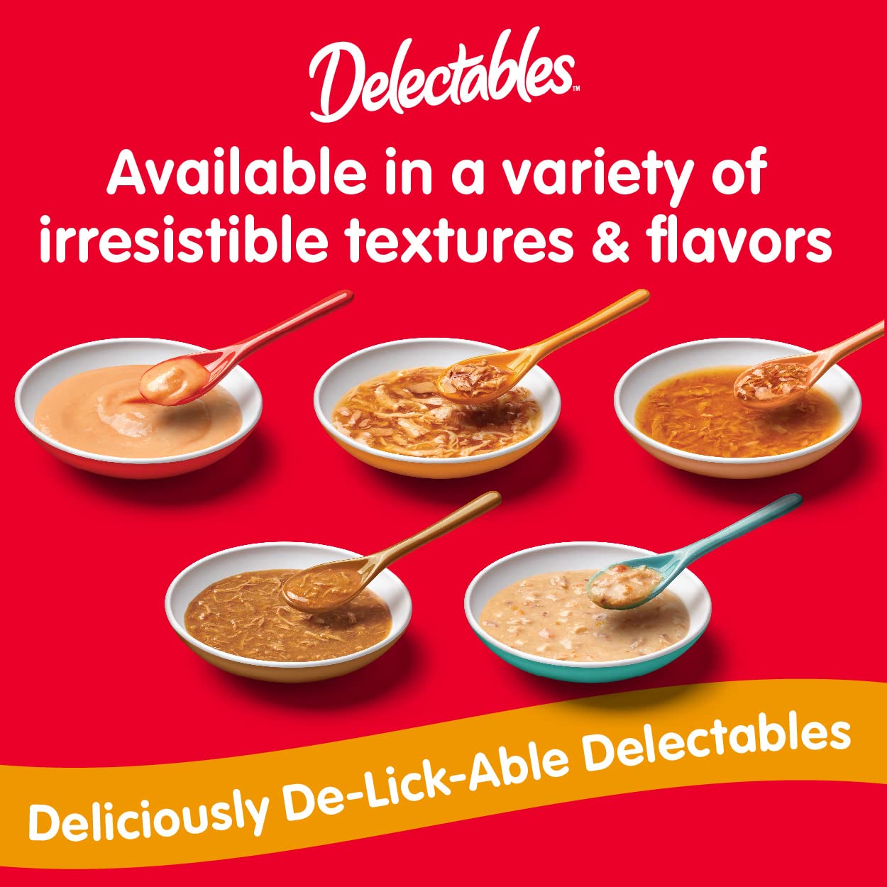 Hartz Delectables Bisque Lickable Treat for Senior Cats Variety Pack