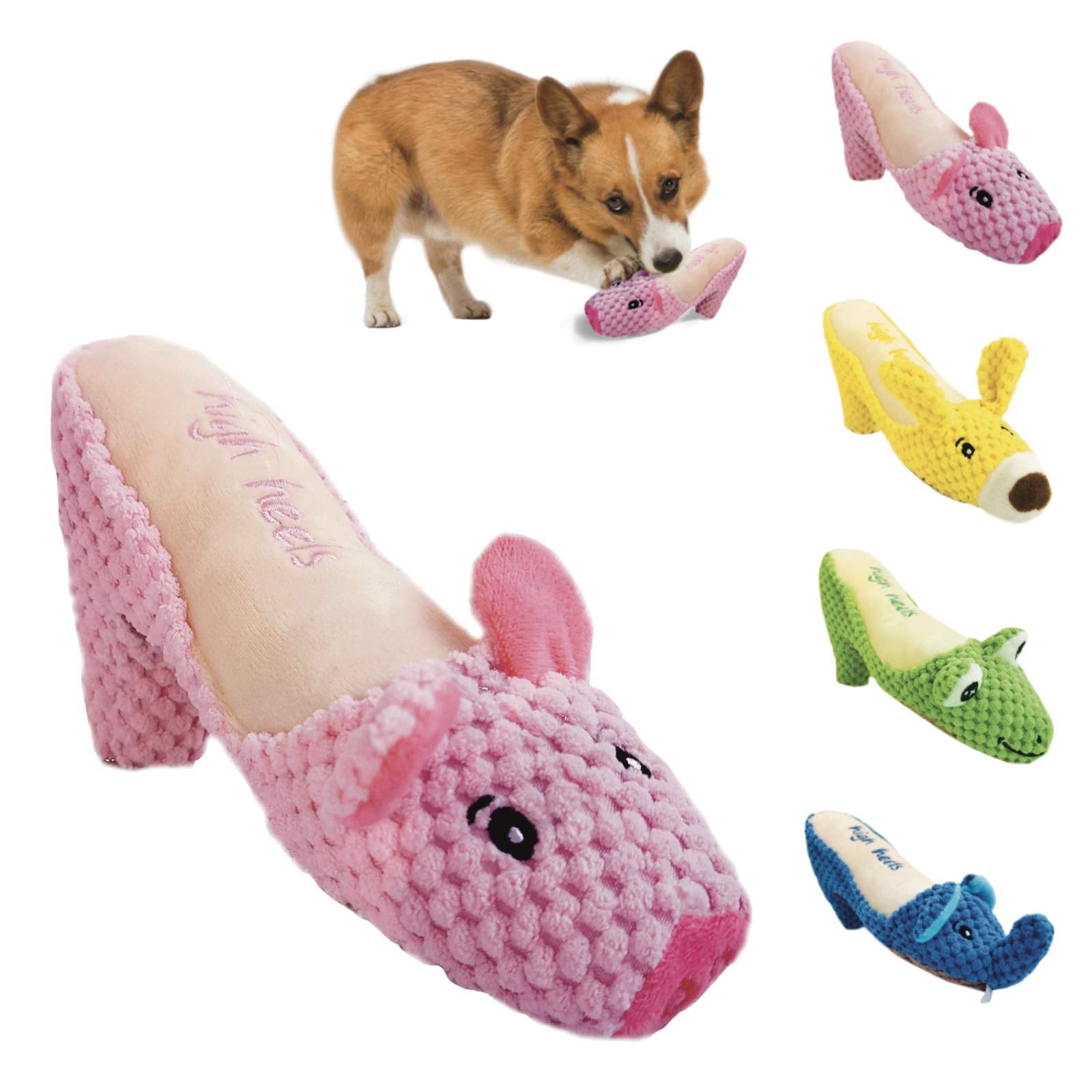 Bark Lover Plush Dog Toys, Interactive Squeaky Toy For All Dogs, Small, Medium Or Large, Durable Stuffed Dog Toys With Squeaker,