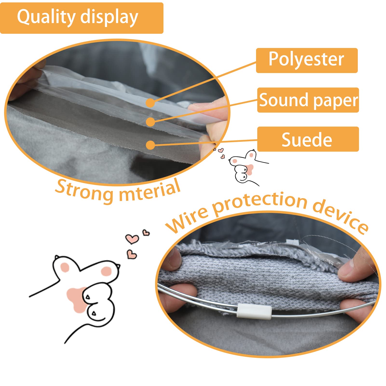 Terunat Cat Tunnel For Indoor Cats, 51×12 Inch Foldable Big Cat Tunnel, Brown Suede Pet Tunnels With Two Peepholes And A Bubble Ball