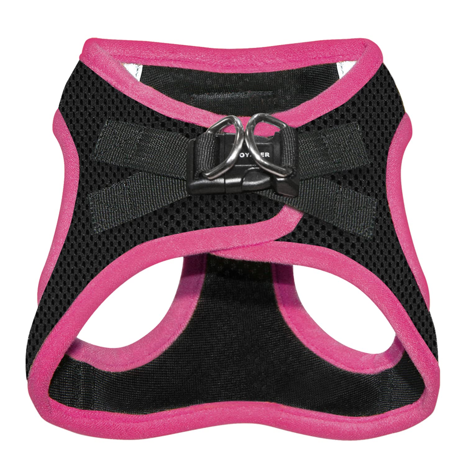 Voyager Step-In Air Dog Harness - All Weather Mesh Step In Vest Harness For Small And Medium Dogs By Best Pet Supplies - Pink Trim, M