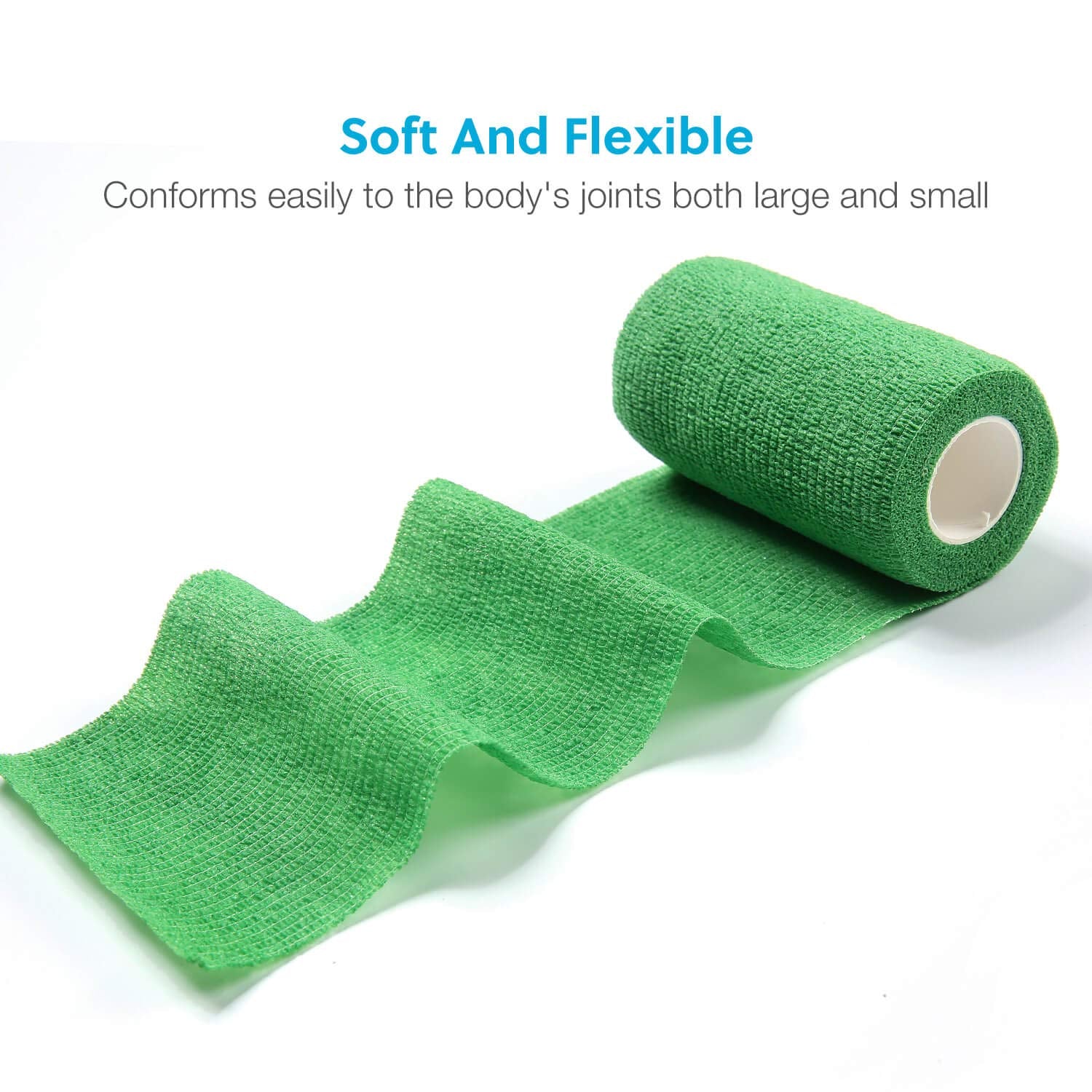 WePet Pet Wrap, Self-Adhesive Non-Woven Bandage, Emergency Cohesive Gauze, for Dogs, Cats, Horse, Birds, Wounds, Wrist Healing,