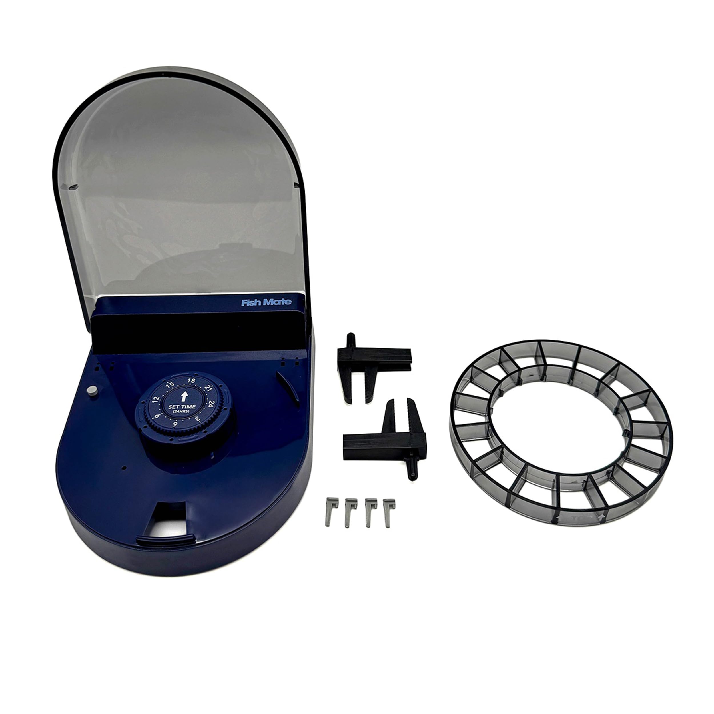 Fish Mate 14-feed Automatic Aquarium Fish Feeder (F14) - Timer Controlled for Precise Reliable Feeding, Vacation or Daily Use wi