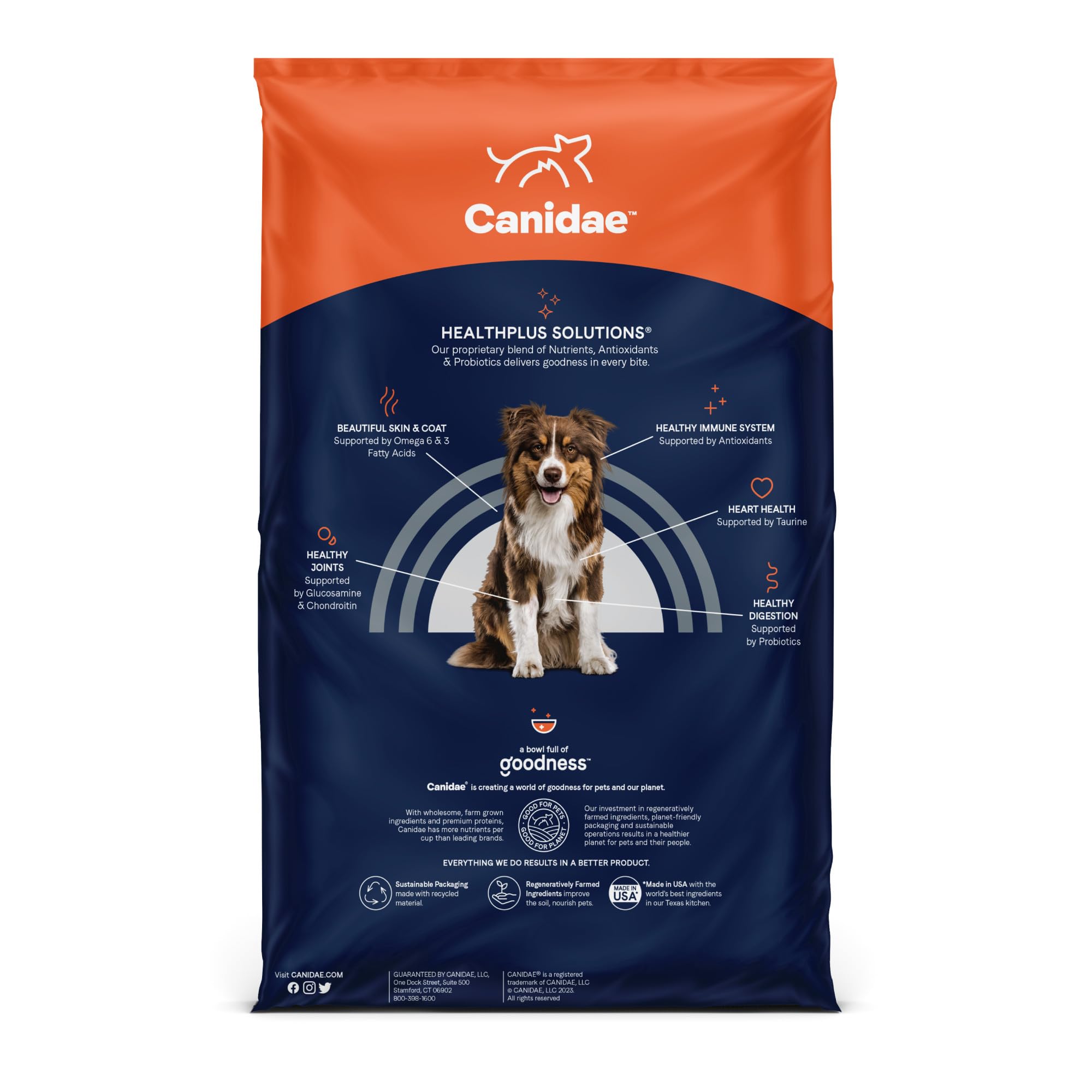 Canidae Pure Farm to Bowl Cage-free Duck & Sweet Potato, Adult, Grain-Free Dry Dog Food, 4lb