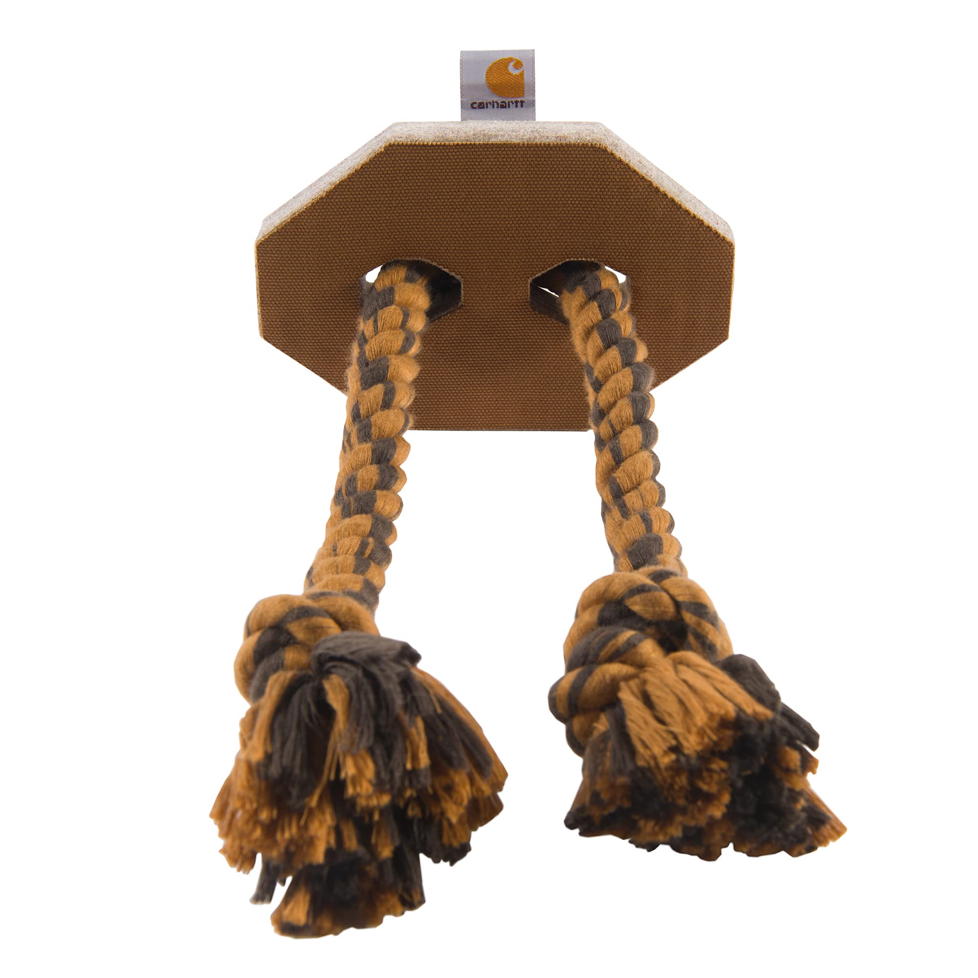 Carhartt Pet Training Tools, Rugged Dog Toys for Tug and Fetch, Firm Duck Hex Dog Pull