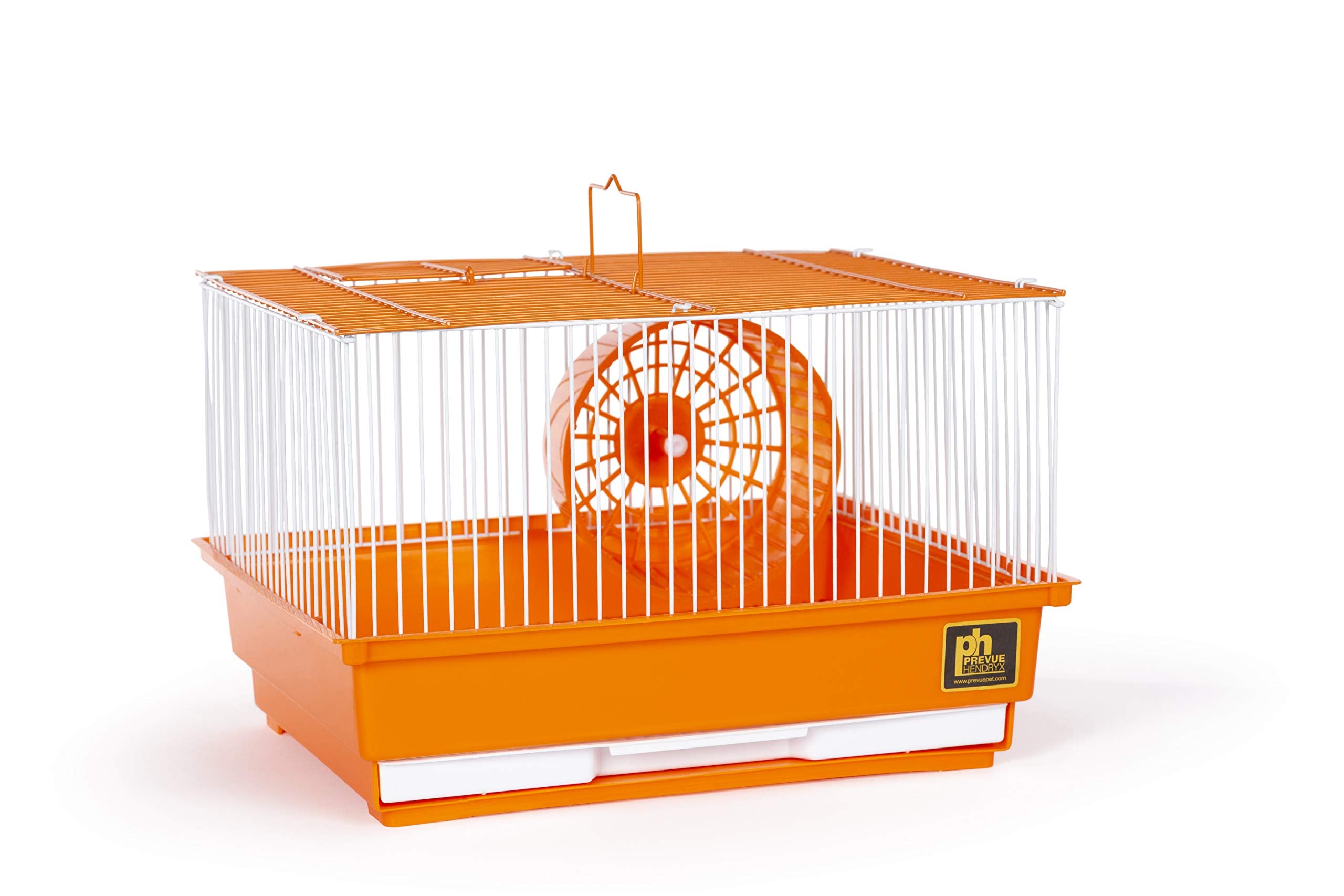 Prevue Pet Products Single-Story Hamster And Gerbil Cage, Orange