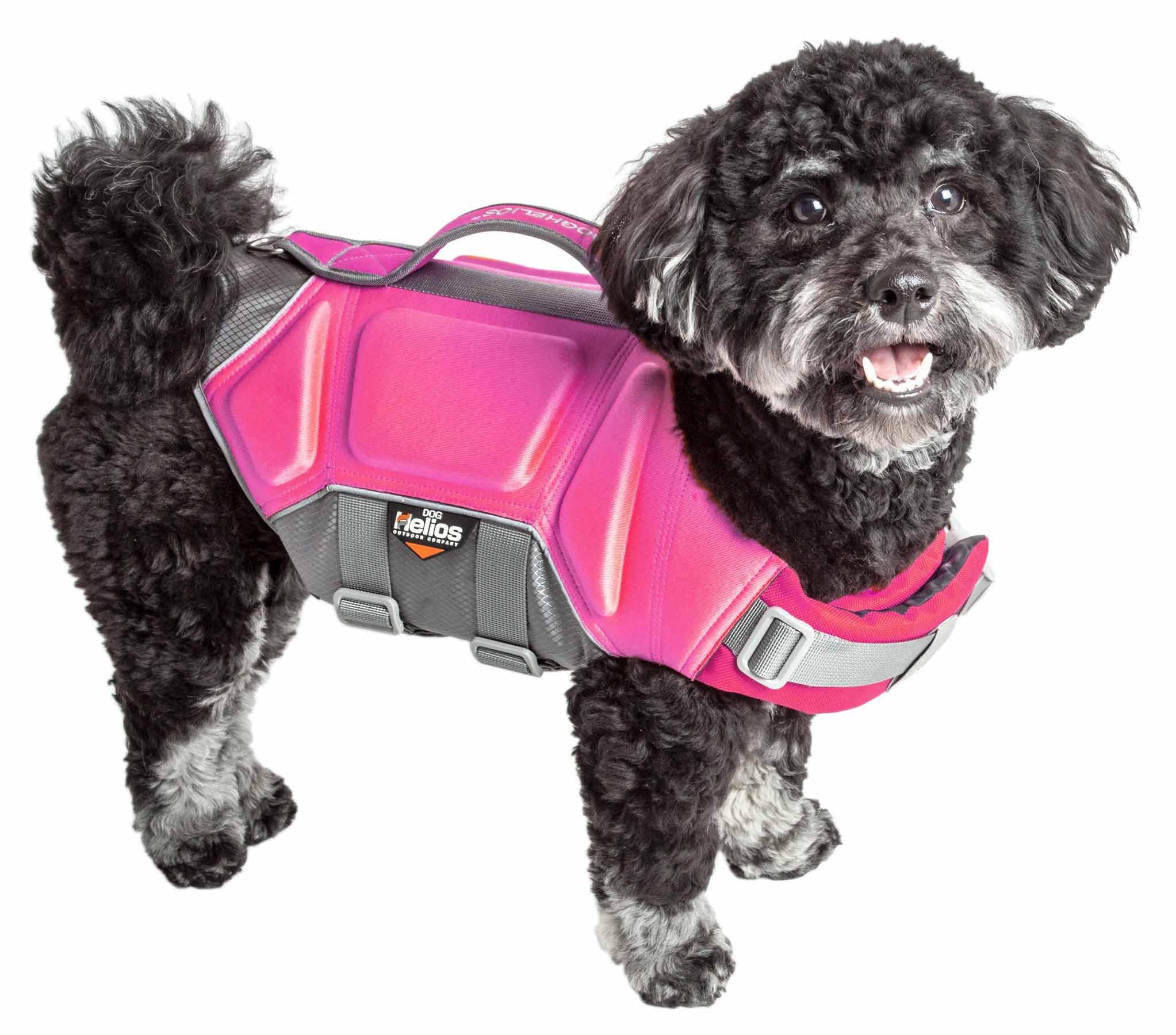Dog Helios 'Tidal Guard' Multi-Point Strategically-Stitched Reflective Pet Dog Life Jacket Vest(D0102H70XGG.)