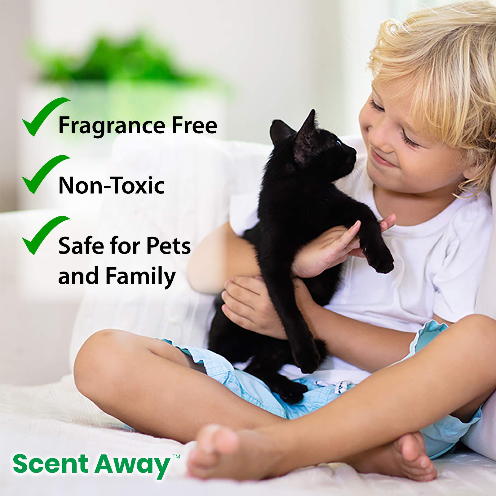 Scent Away Cat Litter Deodorizer Litter Box Odor Eliminator | Fragrance Free Cat Litter Deodorizer With Active Carbon | Eliminates Cat Odors And Smells To Keep Your Home Fresh And Clean (Pack Of 1)
