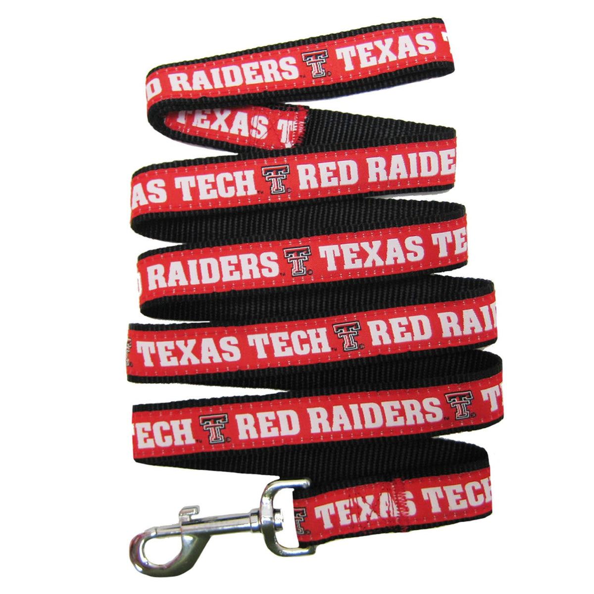 Pets First Collegiate Pet Accessories, Dog Leash, Texas Tech Red Raiders, Medium