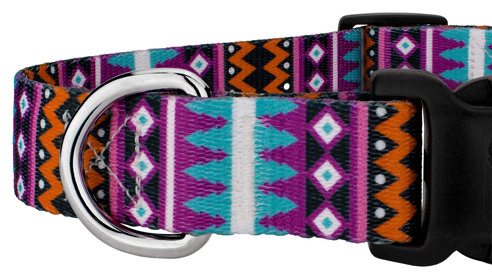 Country Brook Petz - Deluxe Santa Fe Dog Collar - Made in The U.S.A. - Country and Western Collection Featuring Rustic Designs (