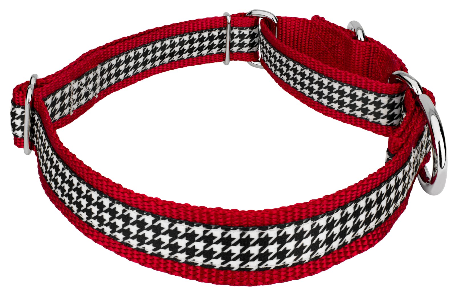 Country Brook Petz - Houndstooth Signature Martingale Dog Collar - Each Collar You Buy, A Collar Is Donated To A Shelter (1 Inch