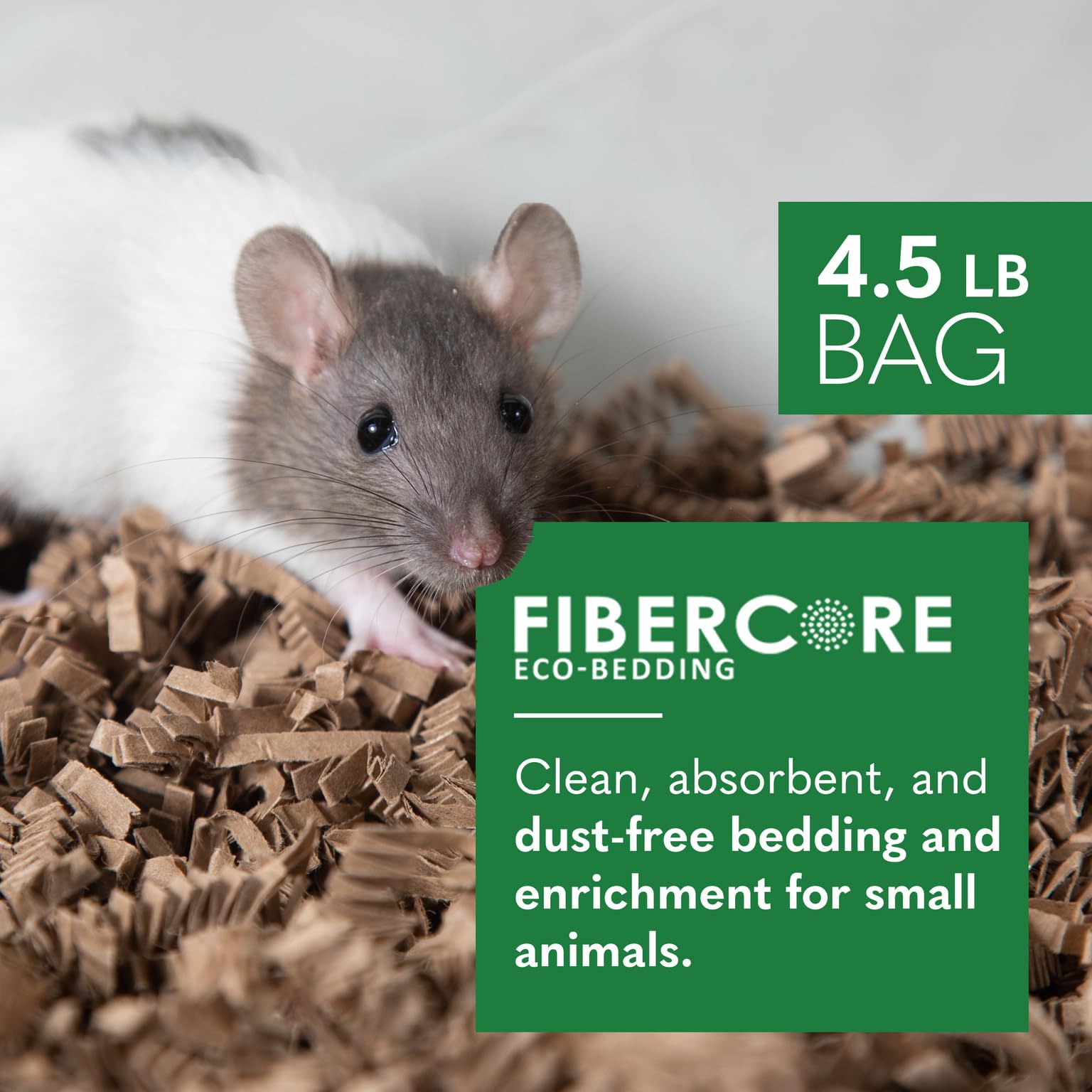Eco Bedding 99% Dust-Free Paper Bedding For Small Pets And Birds, Eco Natural, 4.5L - Safe, Clean, Ideal Nesting & Burrowing Mat