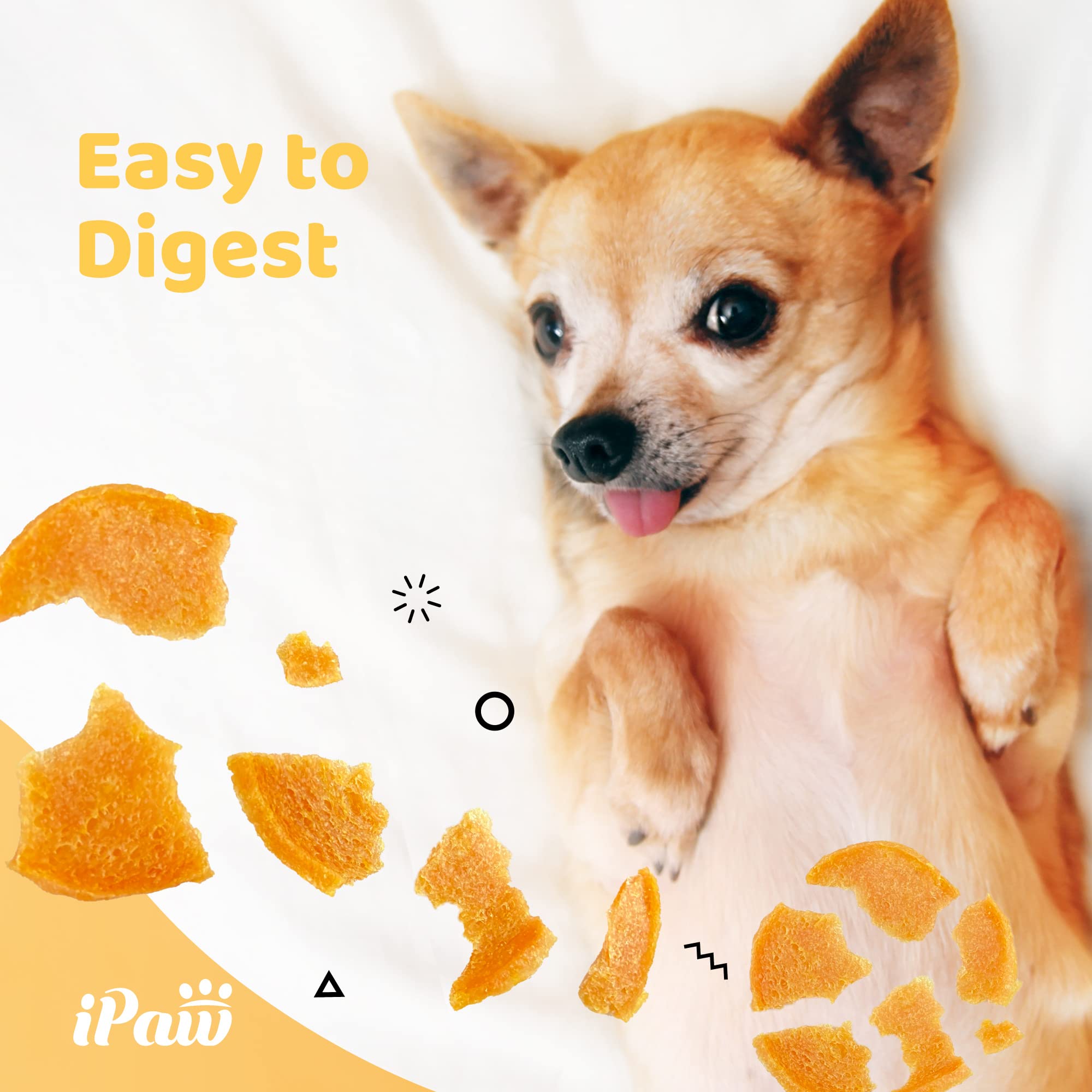 iPaw Turkey Dog Treats for Puppy Training, All Natural, 3.5oz Hypoallergenic, Easy to Digest