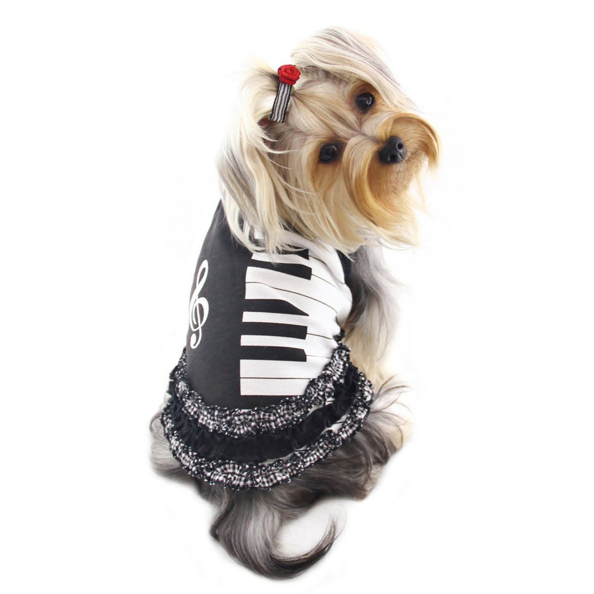 Klippo Dog/Puppy Piano Sundress/Picnic Dress/Spring/Summer Dress For Small Breeds (Large)