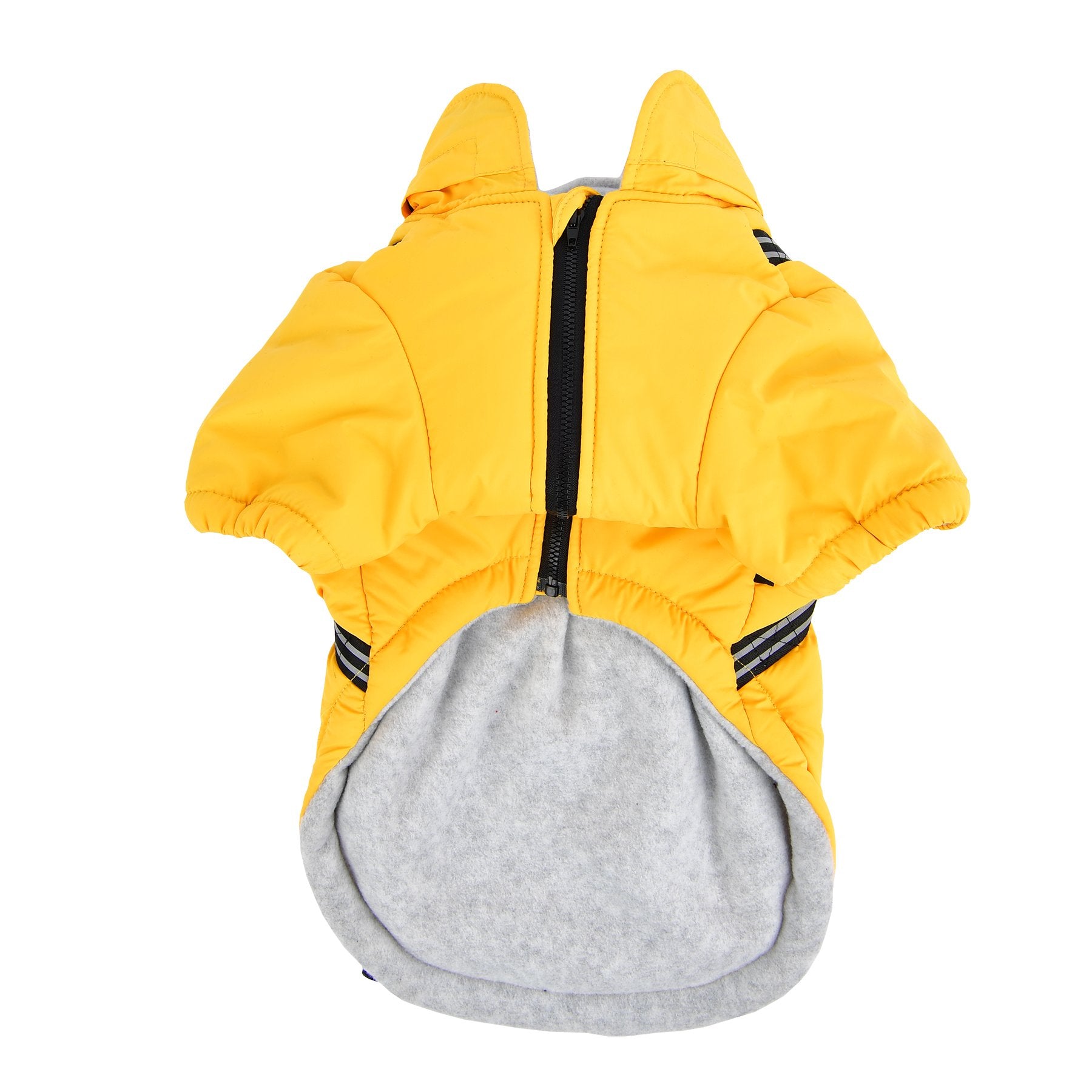 Puppia Mallory Pet Coat, Small, Yellow