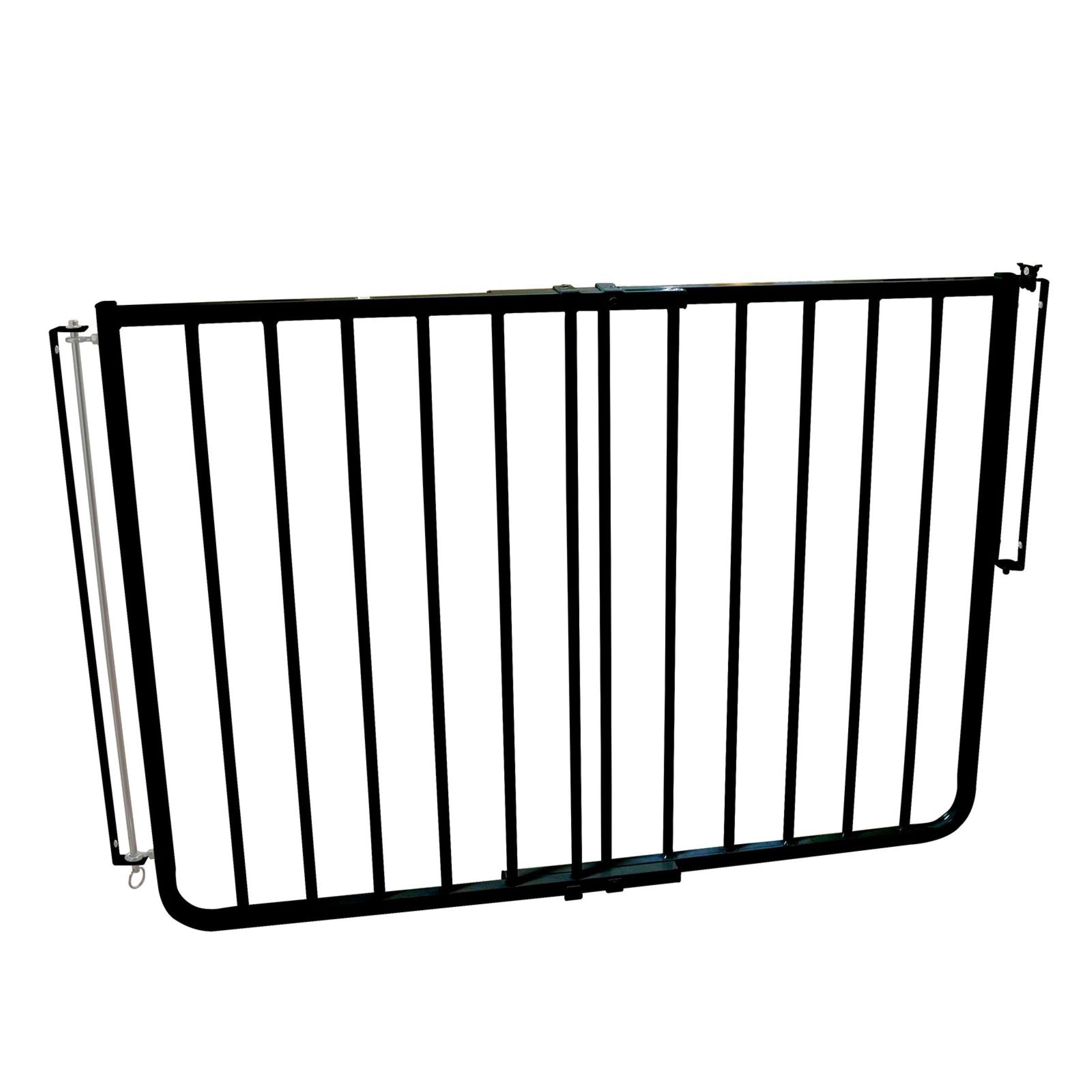 Cardinal Gates SS30OD Outdoor Baby Gate for Stairs - Adjustable Outdoor Dog Gate - Aluminum Safety Gate for Kids & Pets - Can be