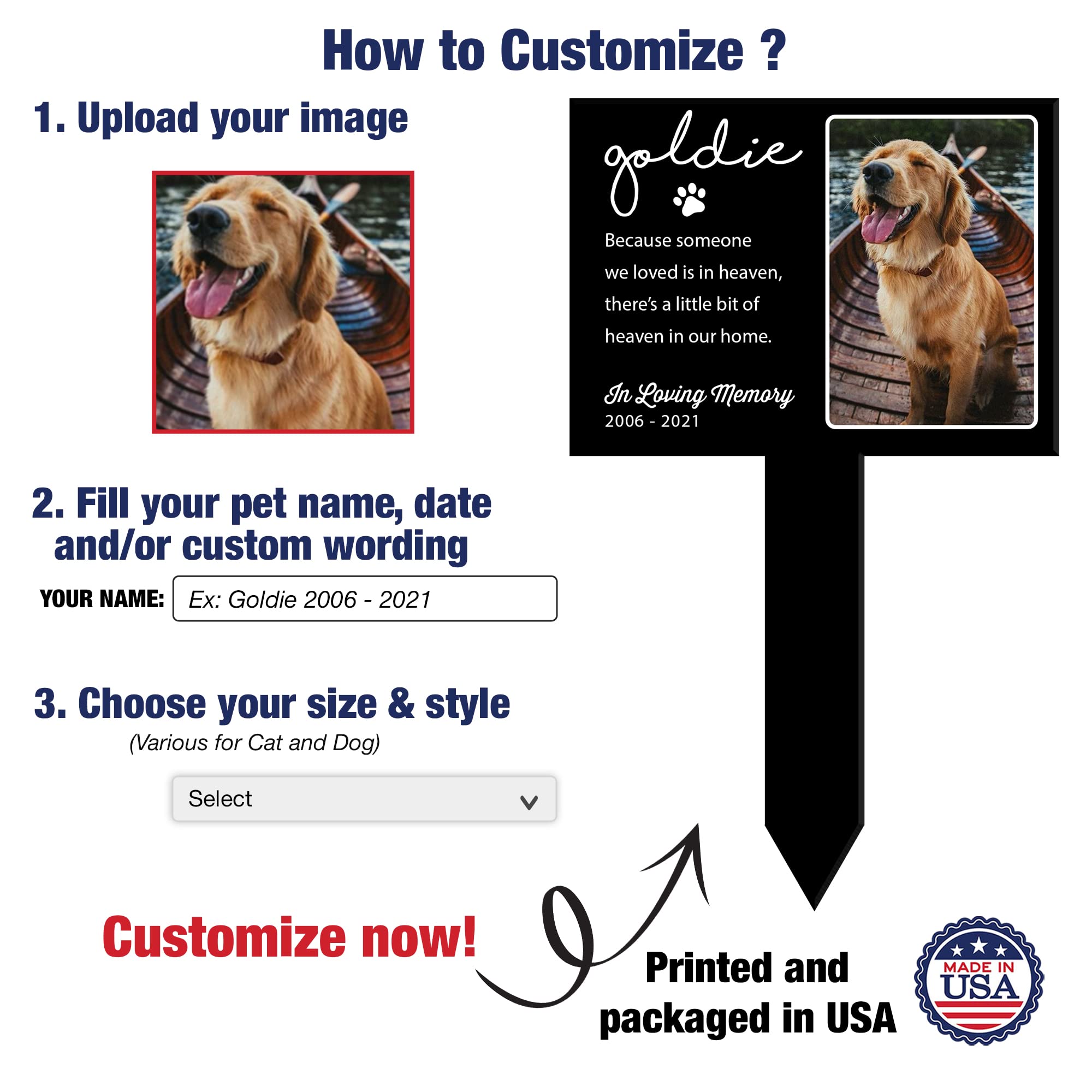 Bfigift Customized Dog Memorial Cross Pet Plaque Stake For The Garden Or Yard With Picture And Quote Pet Grave Markers Personalized Sympathetic Pet Loss Gifts Dog Memorial Stake For Someone Lost Pet