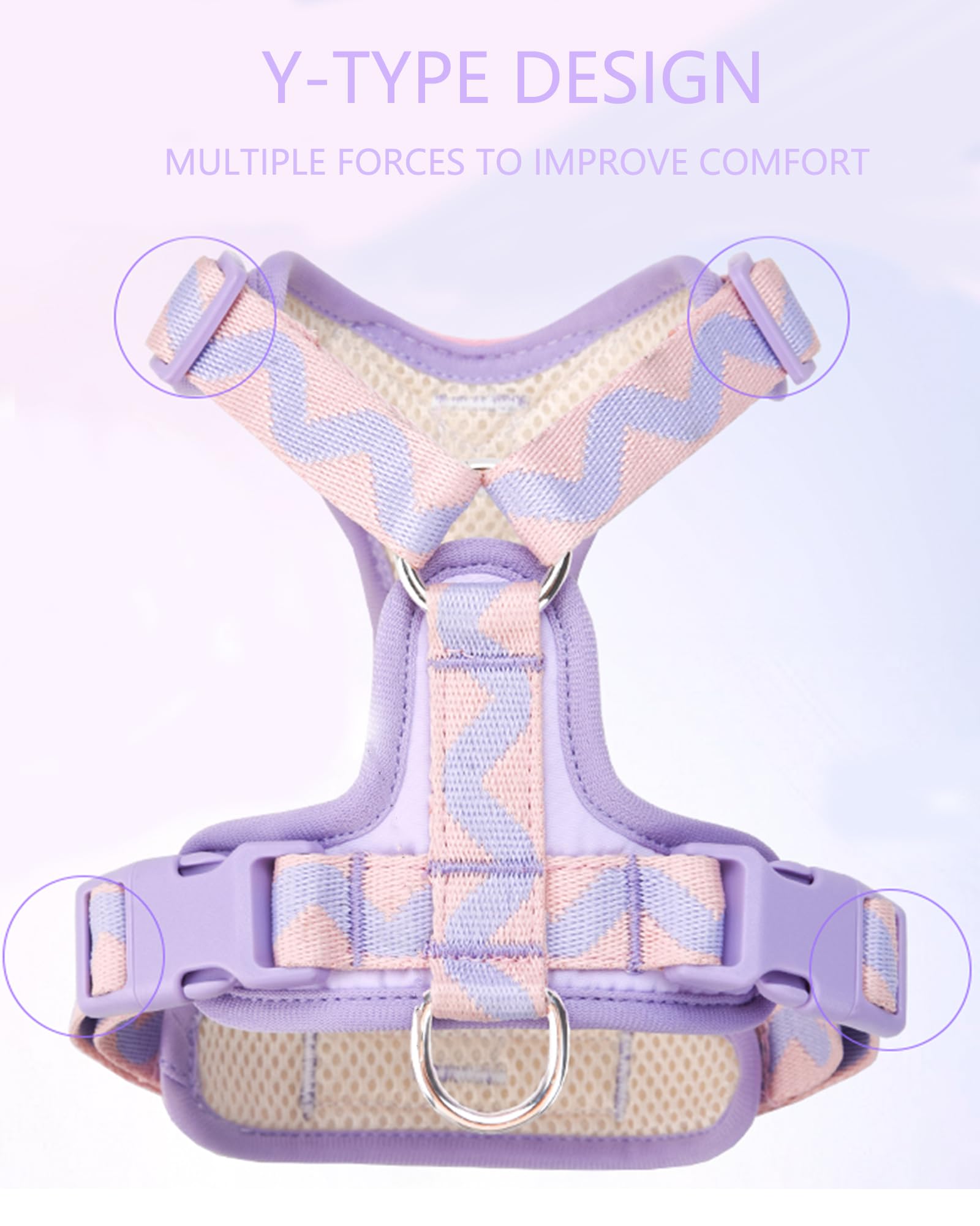 Blue Xs Dog Harness For Small Dogs, No Pull Dog Harness With 2 Leash Clips,Puppy Harness, Dog Vest Harness (Blue, Xs)