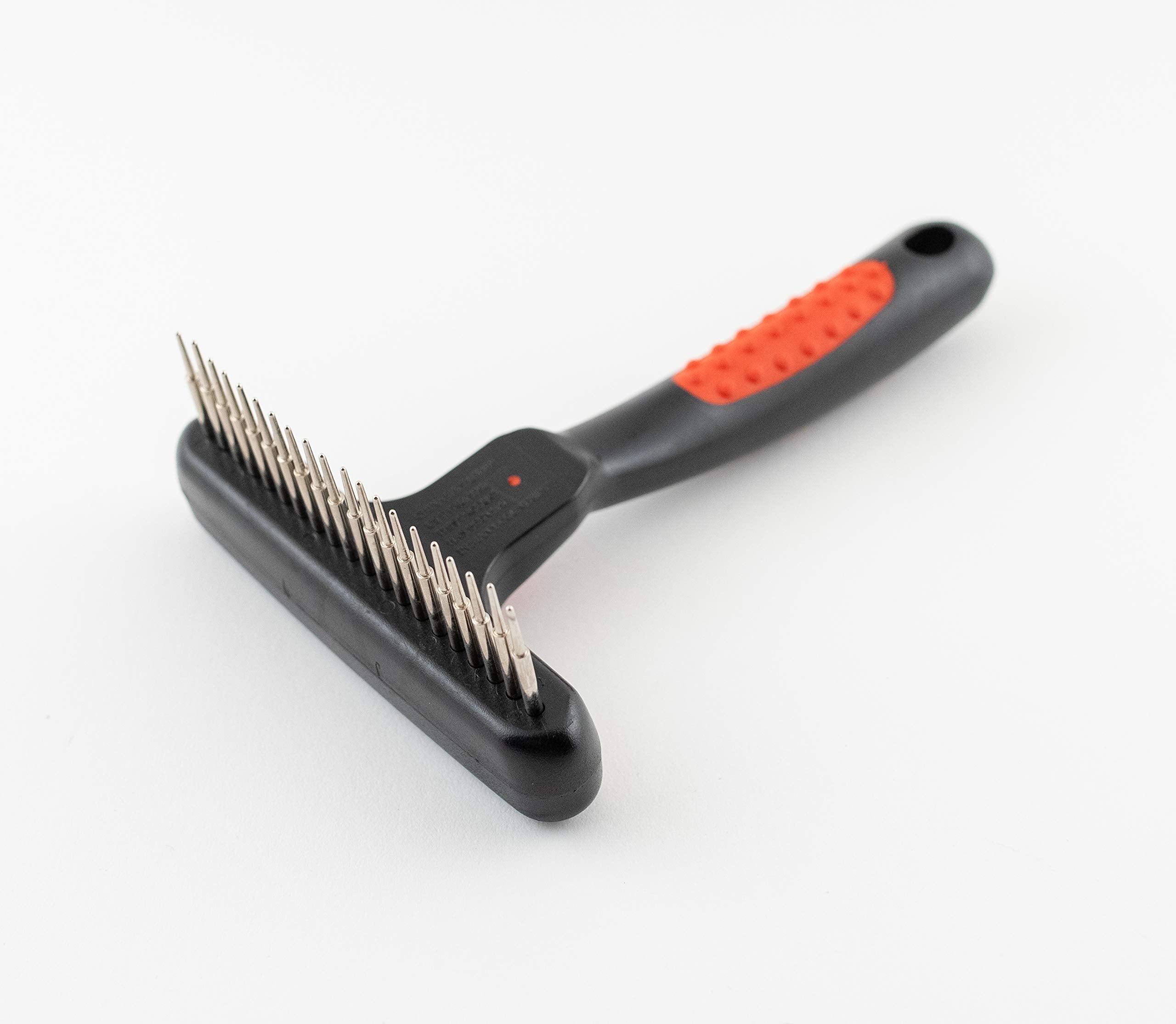 Ryan'S Pet Supplies Paw Brothers Magic Spring Undercoat Rake For Dogs, Professional Grade Grooming Tool, Stainless Steel Pins, R