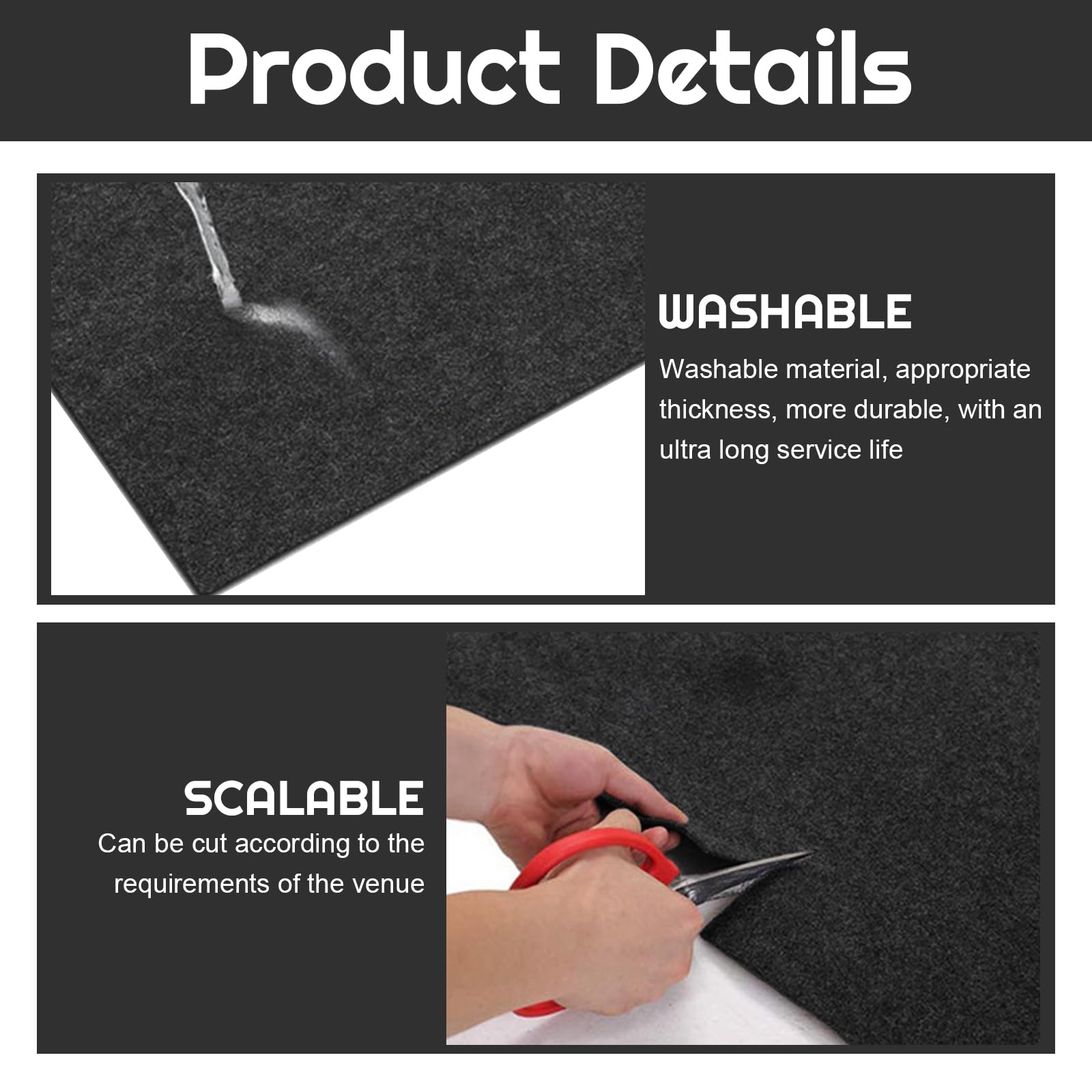 Dog Playpen Mat, Dog Crate Pad Liner For Kennel Training Under Pet Cage Mat Absorbs Waterproof Non-Slip Reusable Puppy Pad To Pr
