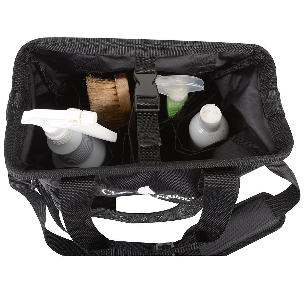 Classic Equine Black Grooming Tote Black