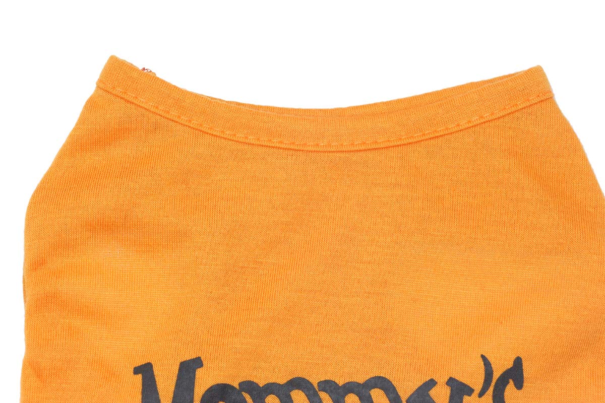 Oasis Plus Mommy'S Boy Orange Pet T-Shirt Vest Outfits Clothes For Female Male Dog Cat Rabbit