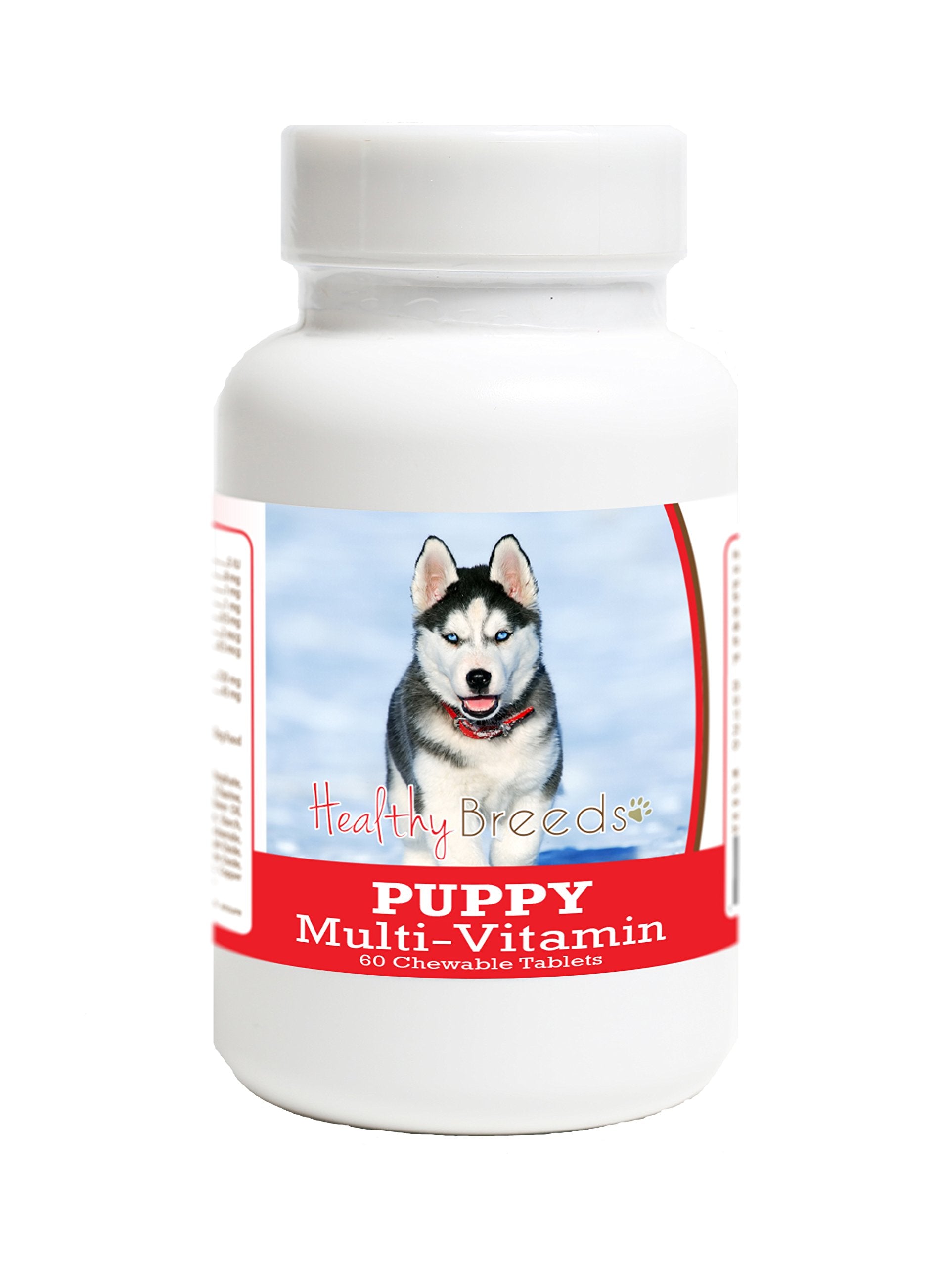 Healthy Breeds Siberian Husky Puppy Dog Multivitamin Tablet 60 Count