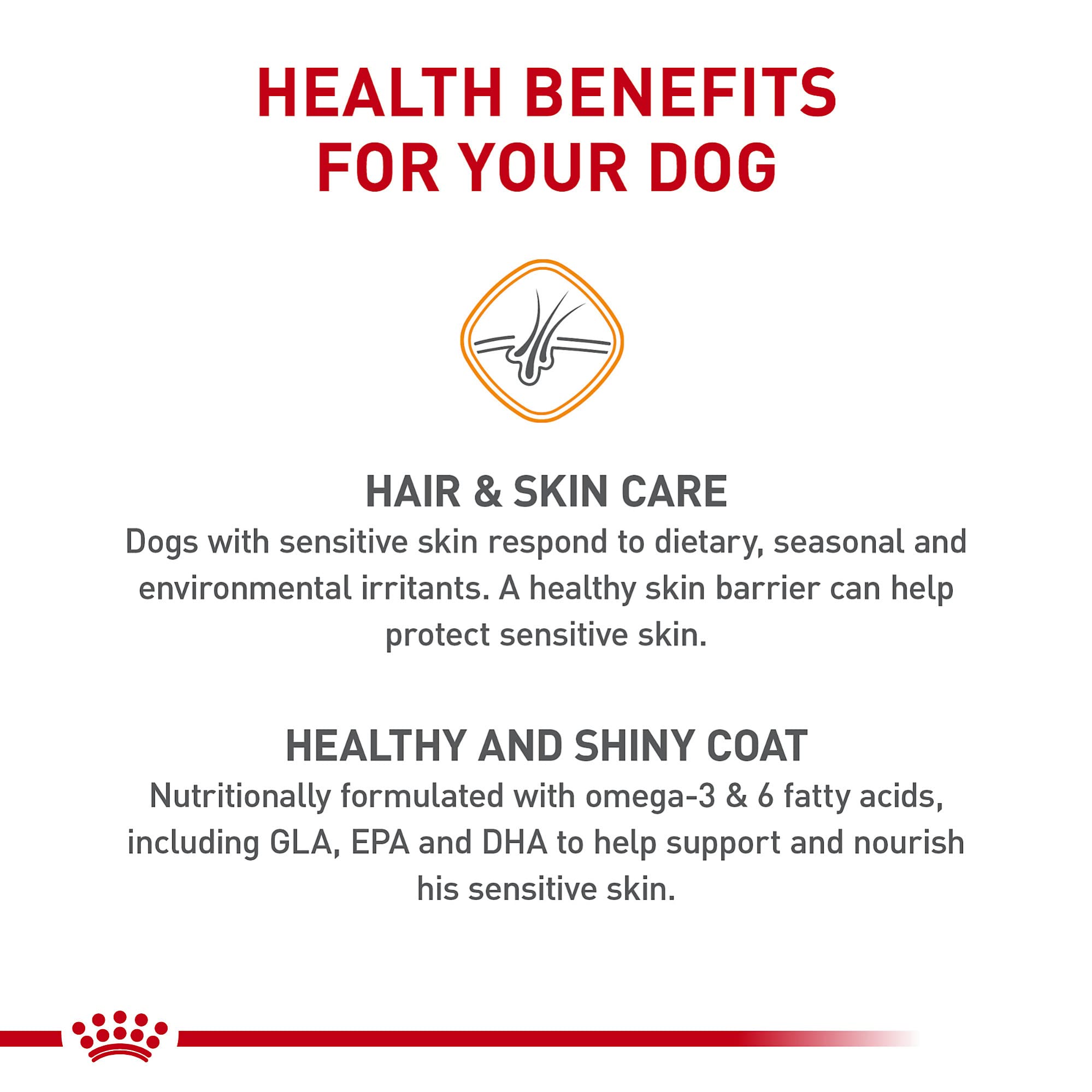 Royal Canin Canine Care Nutrition Large Adult Dry Dog Food, Sensitive Skin, 30 lb Bag, Model 460330